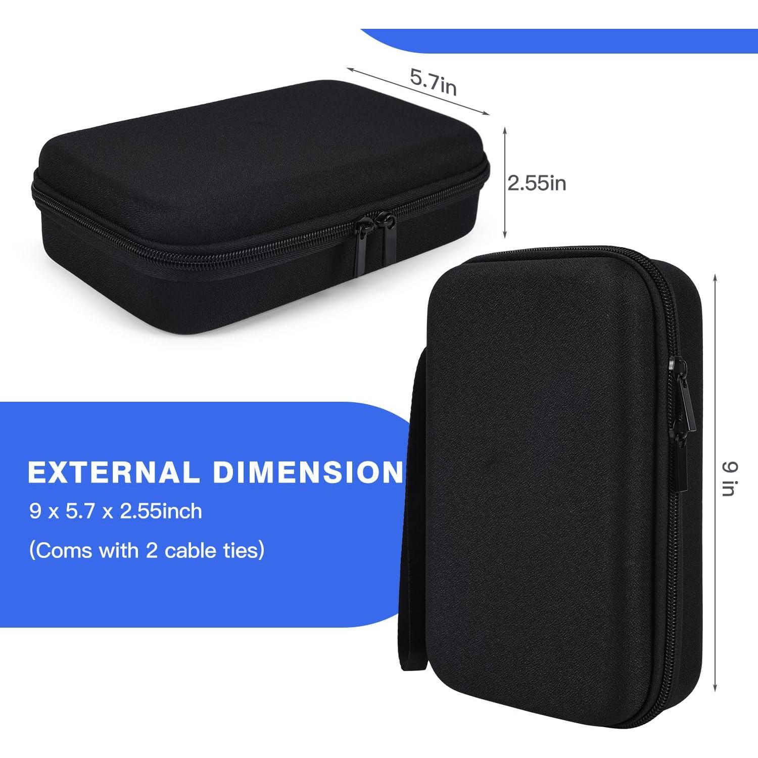 Funda Organizadora Dura CAAORDKSO para Electrónicos Negra