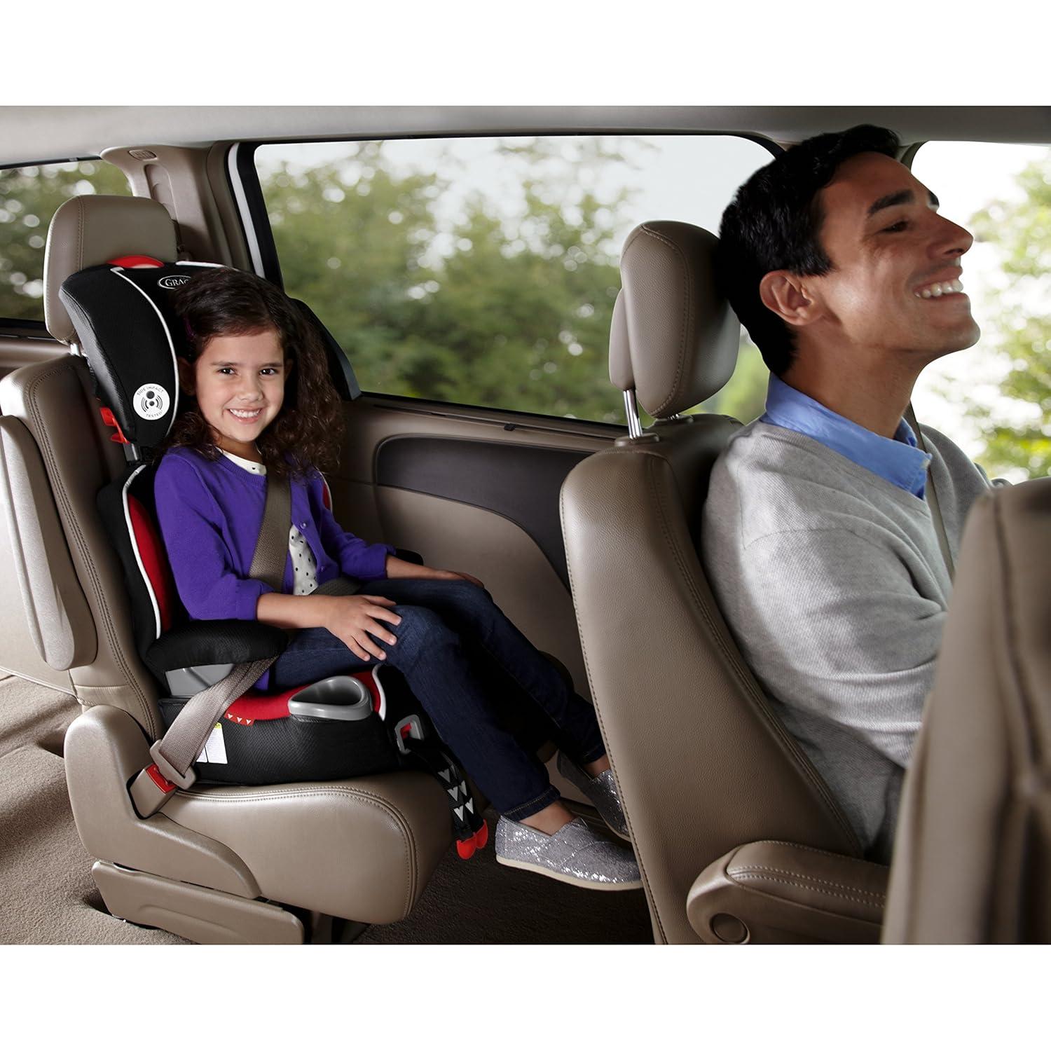 Asiento Elevador Graco Affix Atómico con Respaldo y Latch