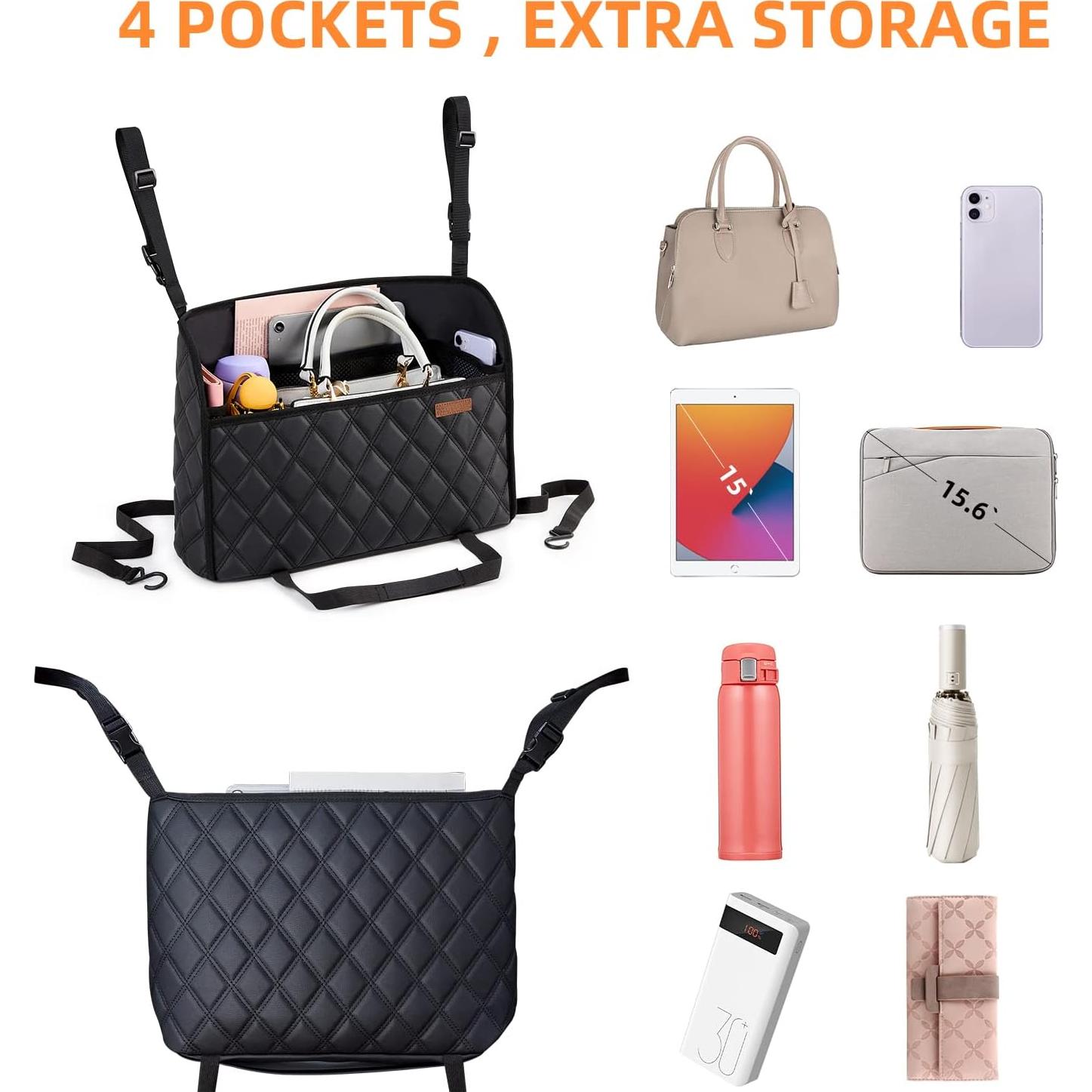 Sujetador de Bolsa de Mano WLLWOO para Automóvil - Organizador