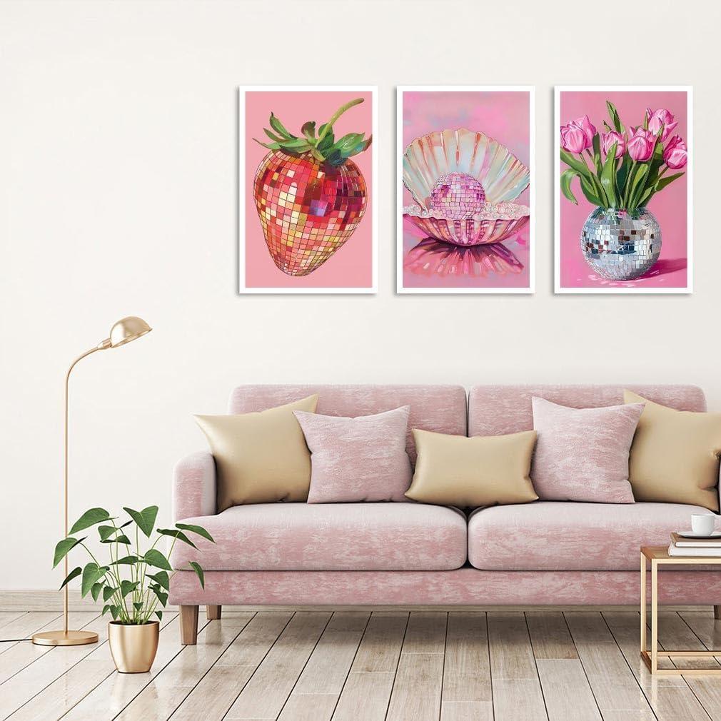 Kit de Pintura por Números Clendo 6P Frutas Disco 20x30 cm