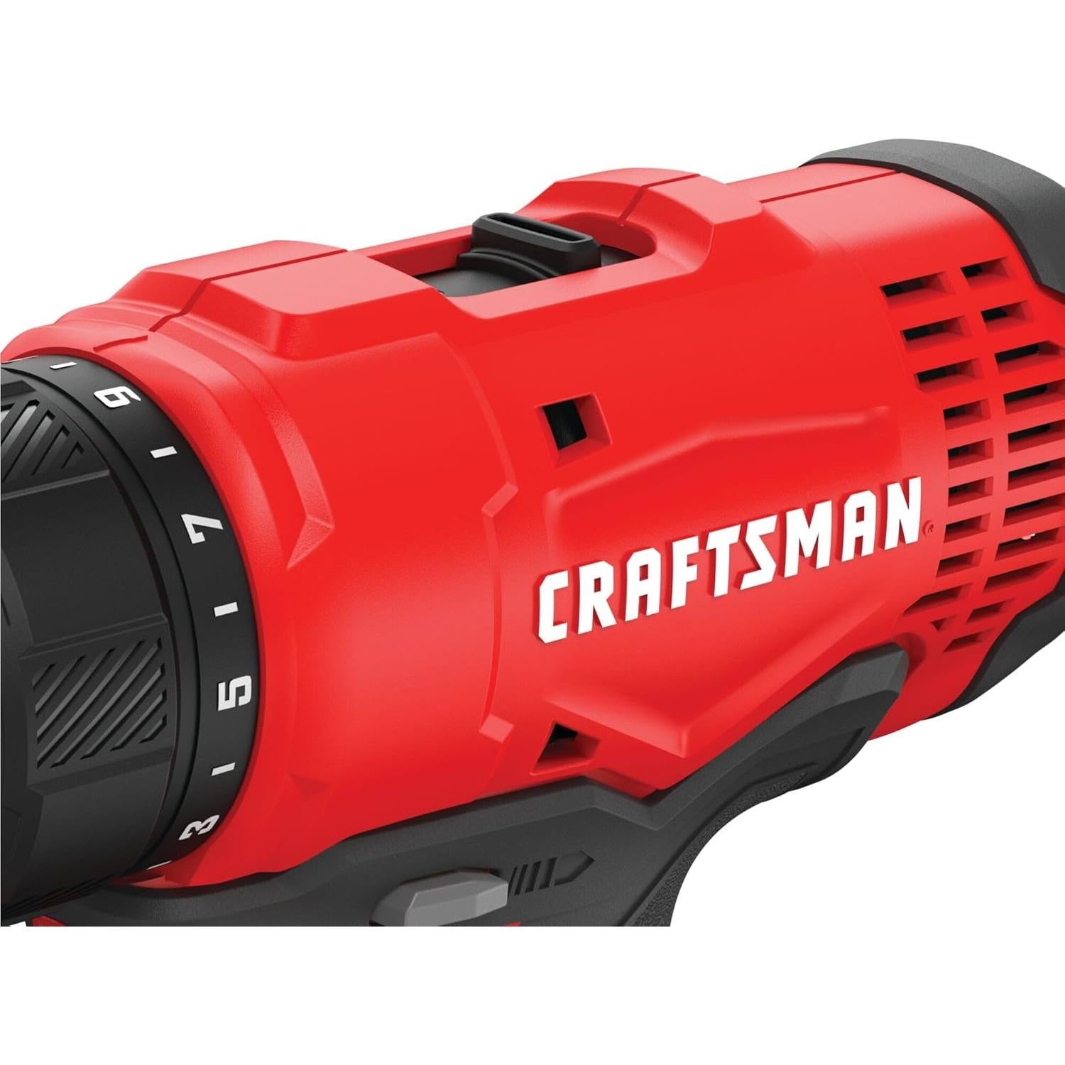 Taladro Inalámbrico CRAFTSMAN V20 1/2" 800W con Baterías