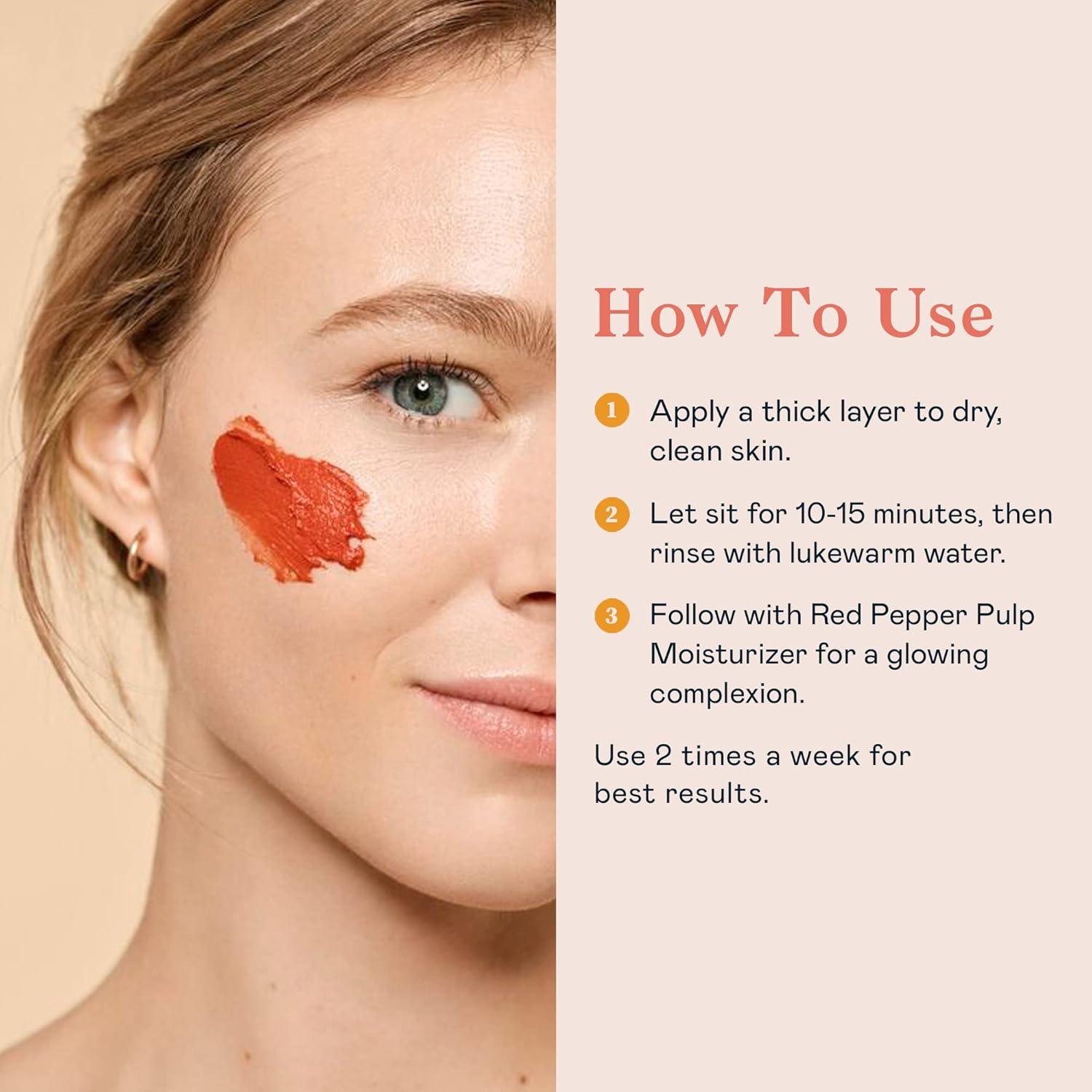 Mascarilla Facial Erborian de Pimiento Rojo 30g - Hidratante y Energizante