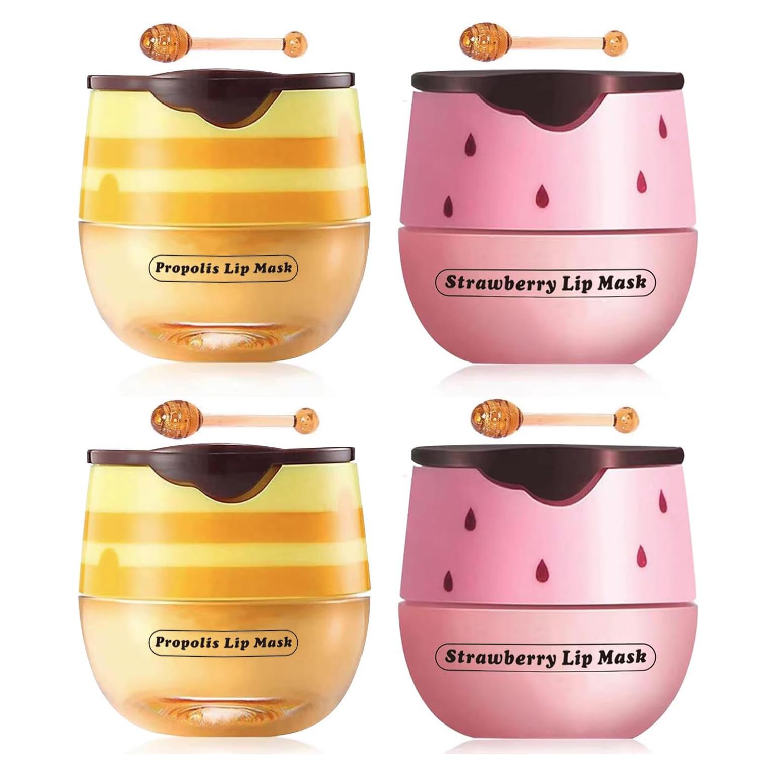 Bálsamo Labial Hidratante Qifylmaf - 4 Paquetes Fruta