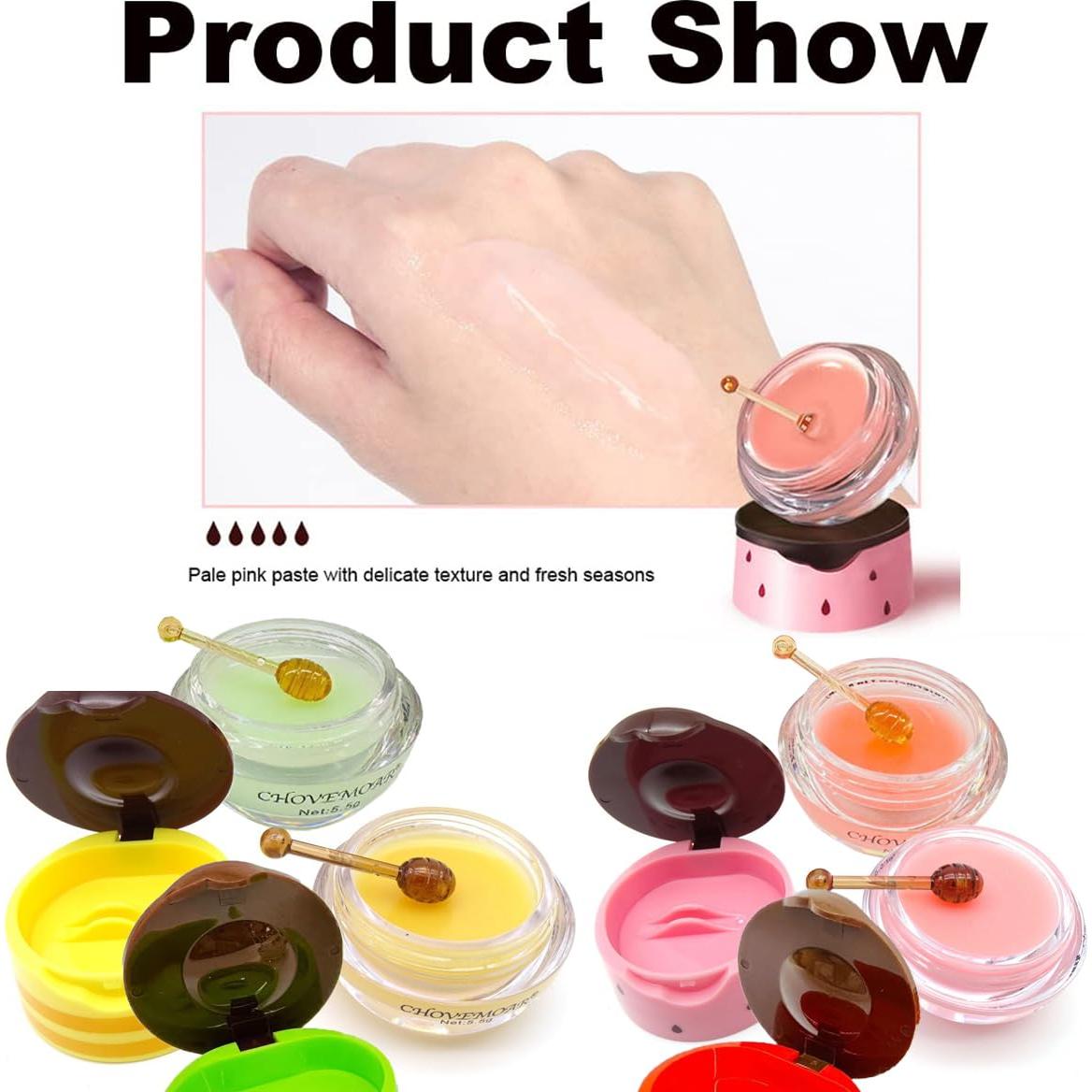 Bálsamo Labial Hidratante Qifylmaf - 4 Paquetes Fruta