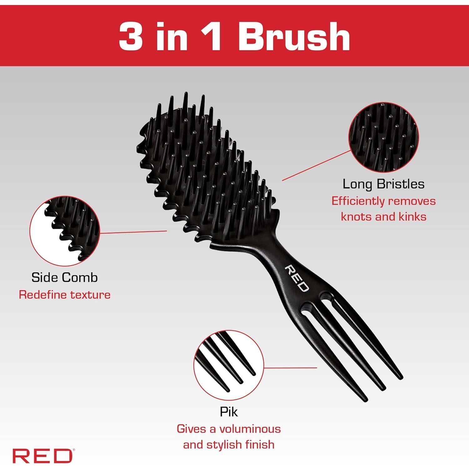 Cepillo Desenredante Curl & Care Ivy - Suave para Todo Cabello