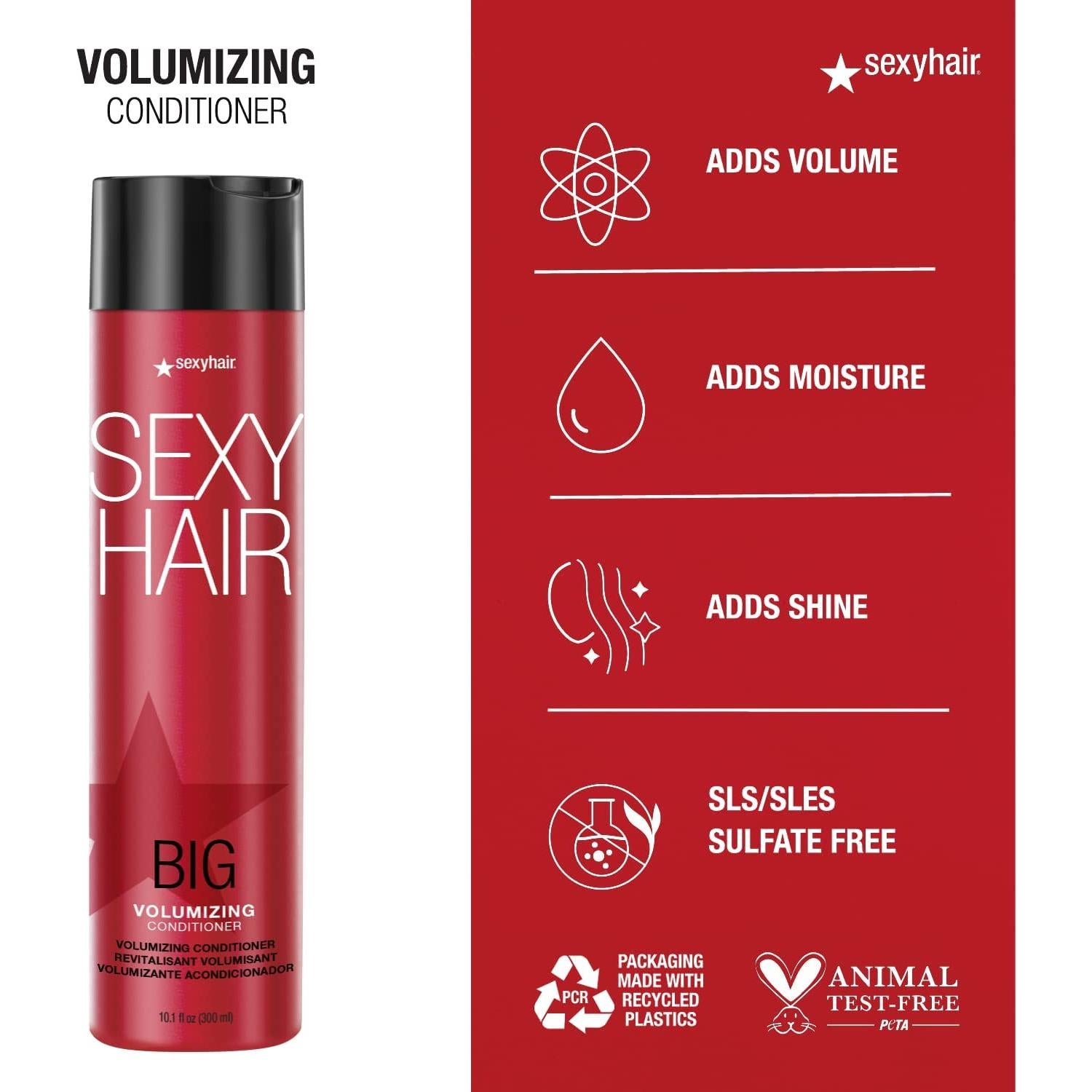 Acondicionador Voluminizador SexyHair Big 300 ml | Hidratante