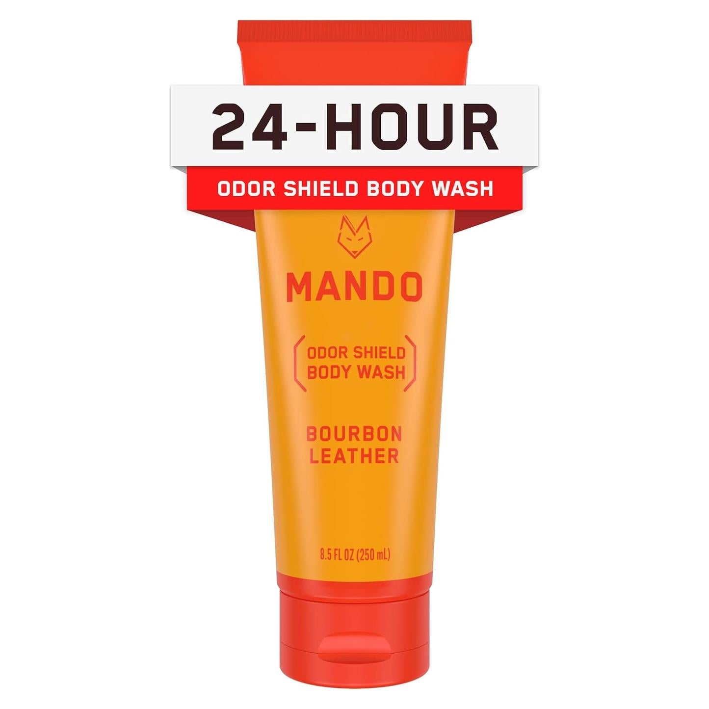 Mando Jabón Corporal Odor Shield - Control 24 Horas - 280g Cuero Bourbon