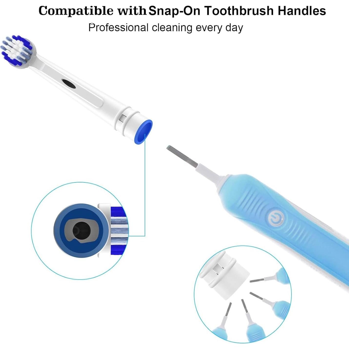 Cabezas de cepillo de dientes Oral-B Braun EB20-P, 8 unidades