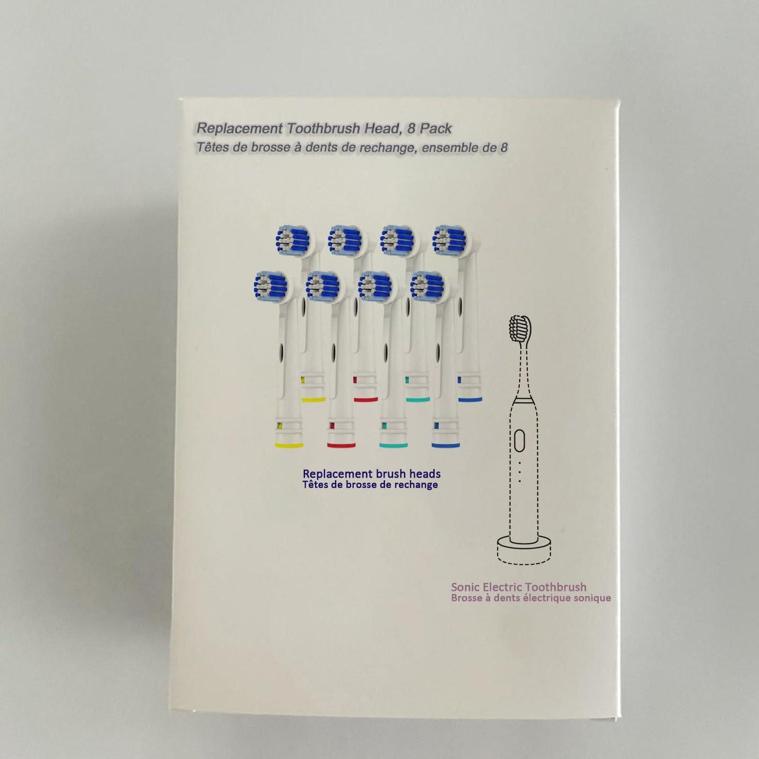 Cabezas de cepillo de dientes Oral-B Braun EB20-P, 8 unidades