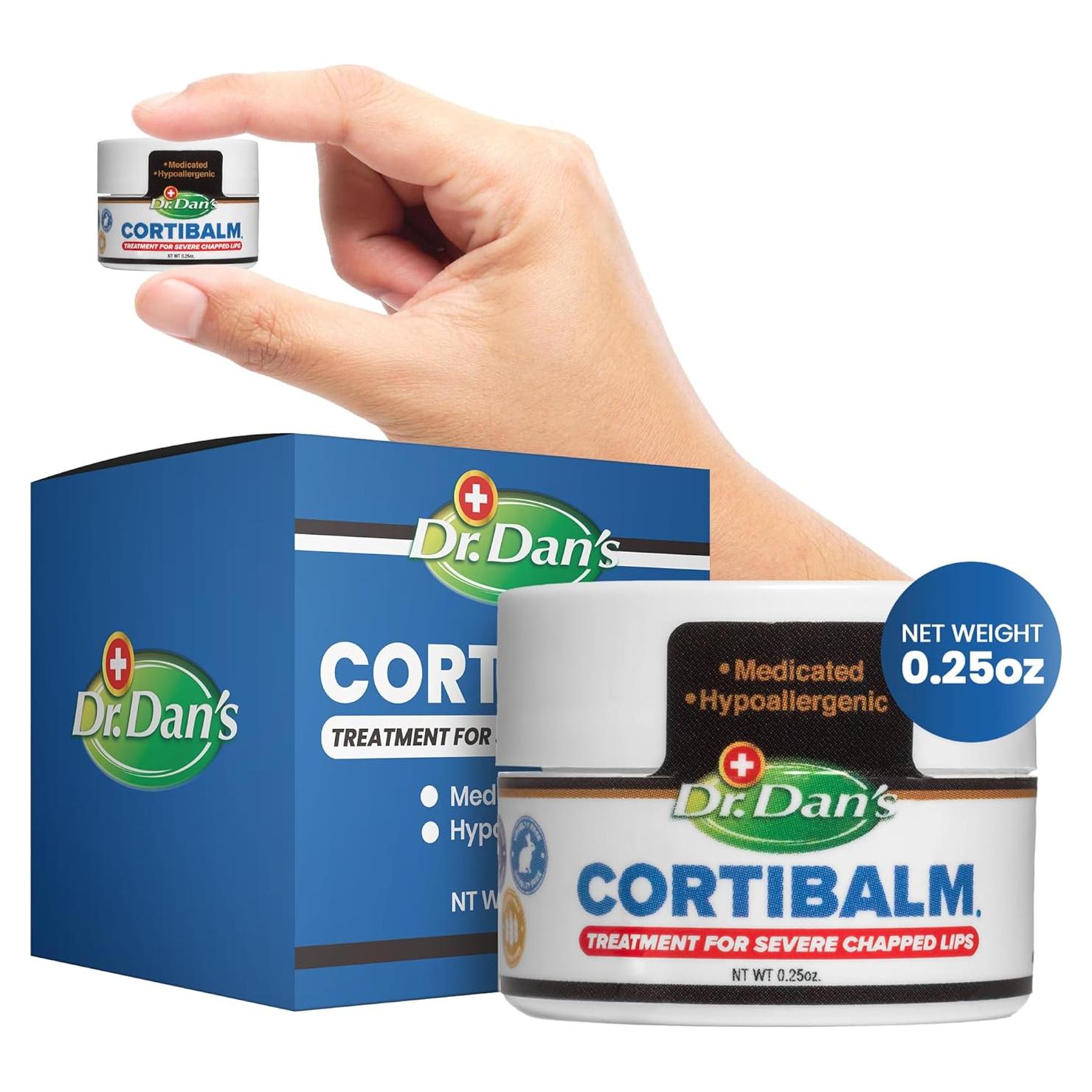 Bálsamo Labial Cortibalm Dr. Dan - 7.09g - Labios Agrietados