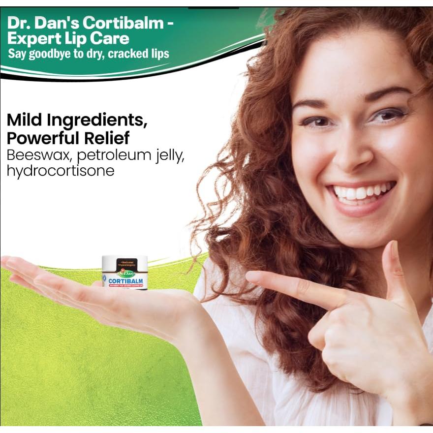 Bálsamo Labial Cortibalm Dr. Dan - 7.09g - Labios Agrietados