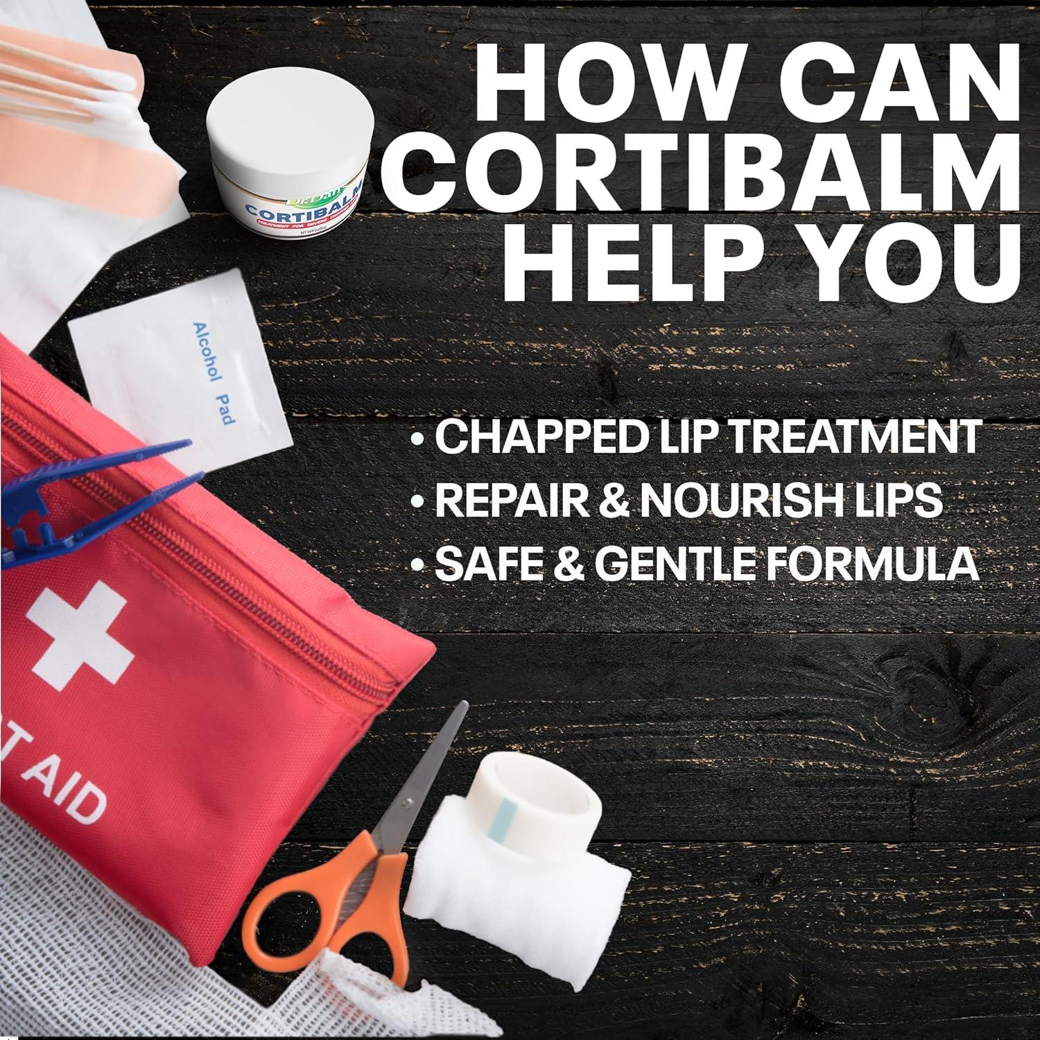 Bálsamo Labial Cortibalm Dr. Dan - 7.09g - Labios Agrietados