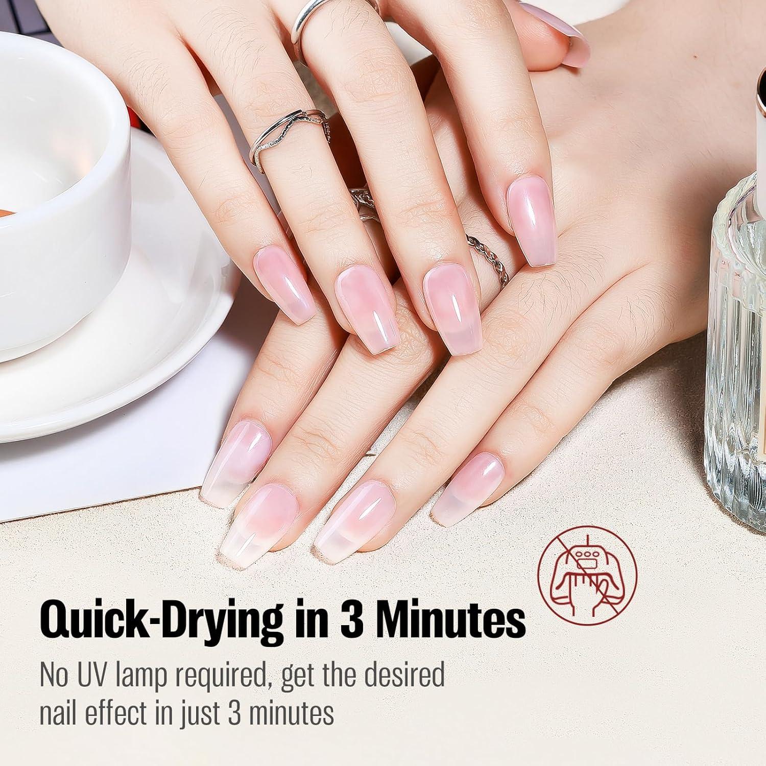 Esmalte de Uñas Capa Base y Superior Vieafenti 15ml Secado Rápido