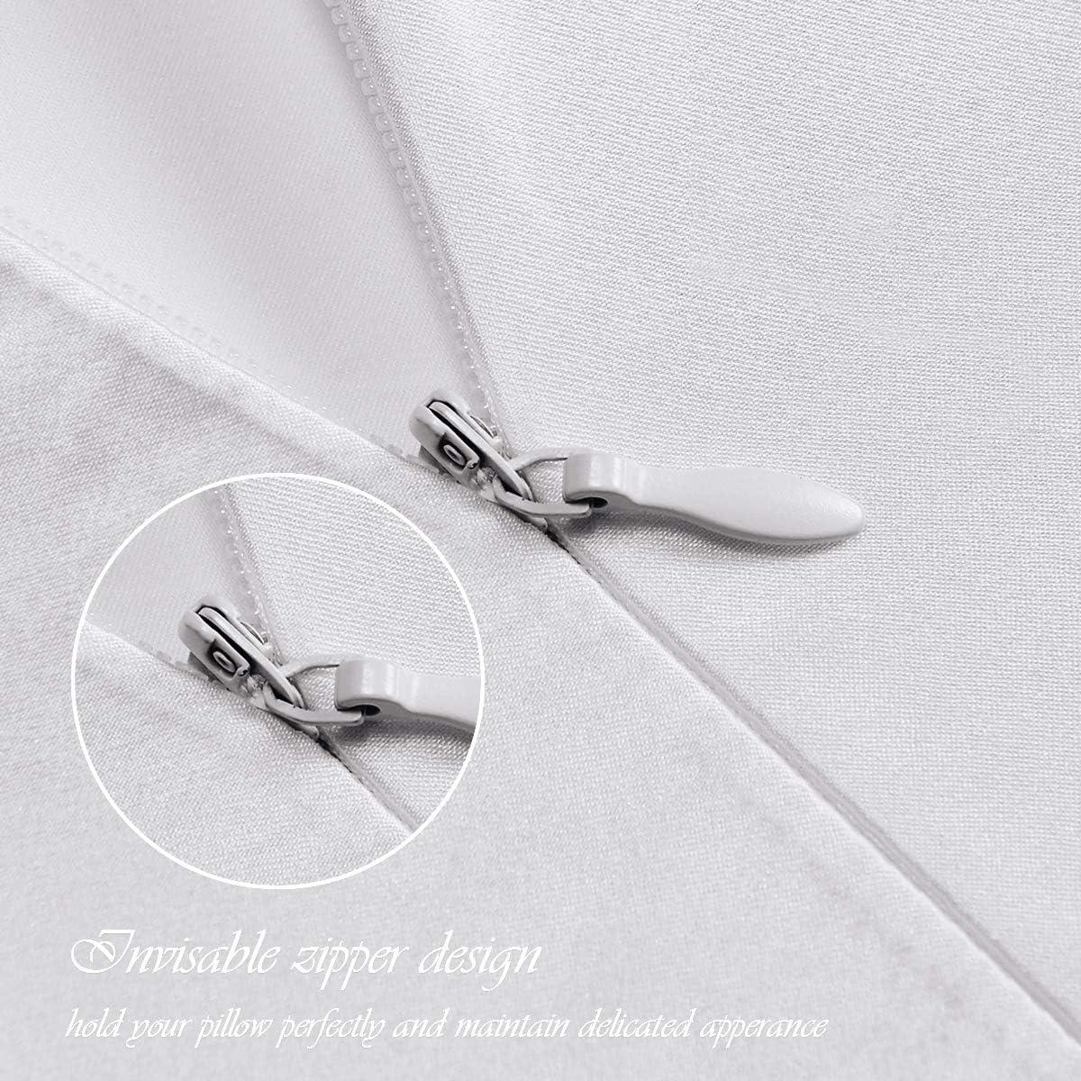 Funda de Almohada de Seda 100% Asmork Estándar 50x66 cm