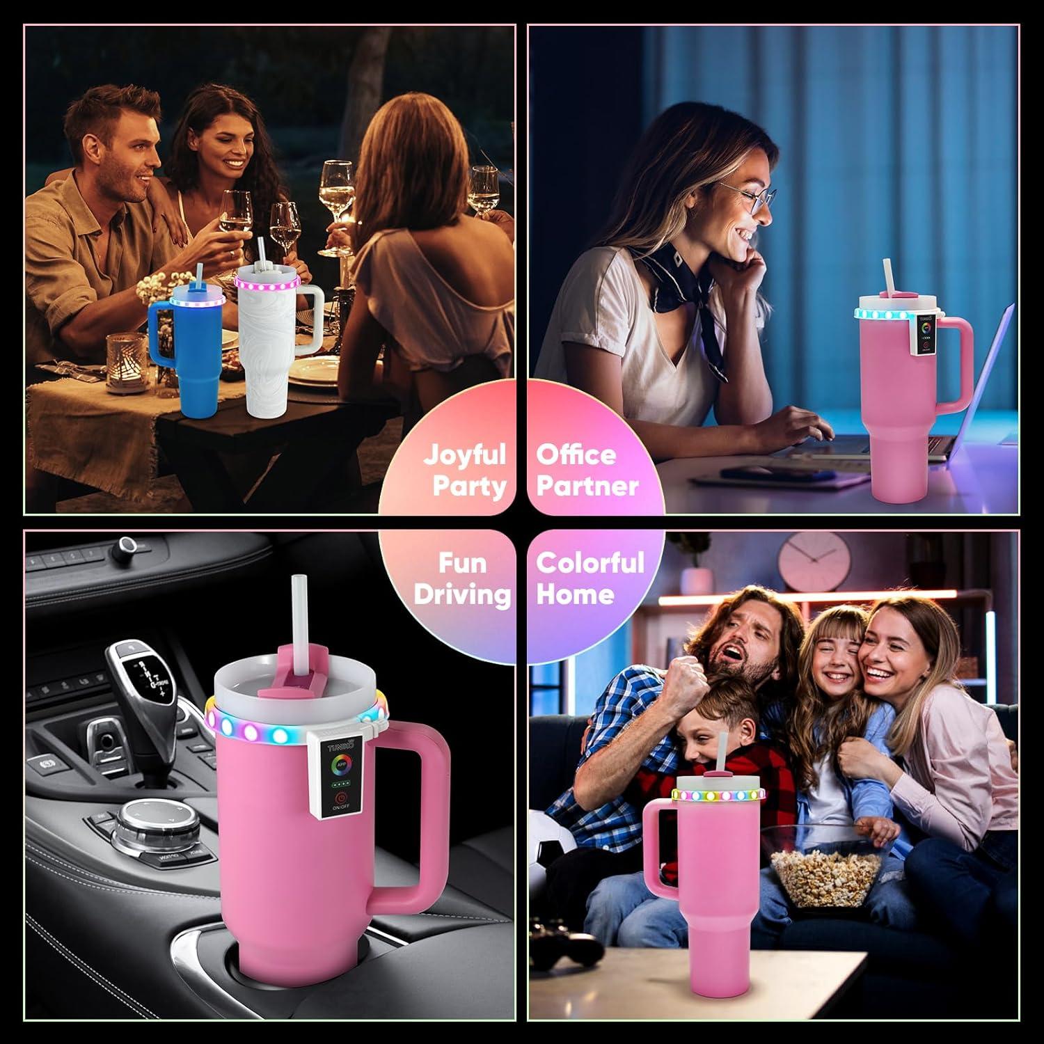 Luces Decorativas Inteligentes para Taza Stanley Quencher 20oz/30oz