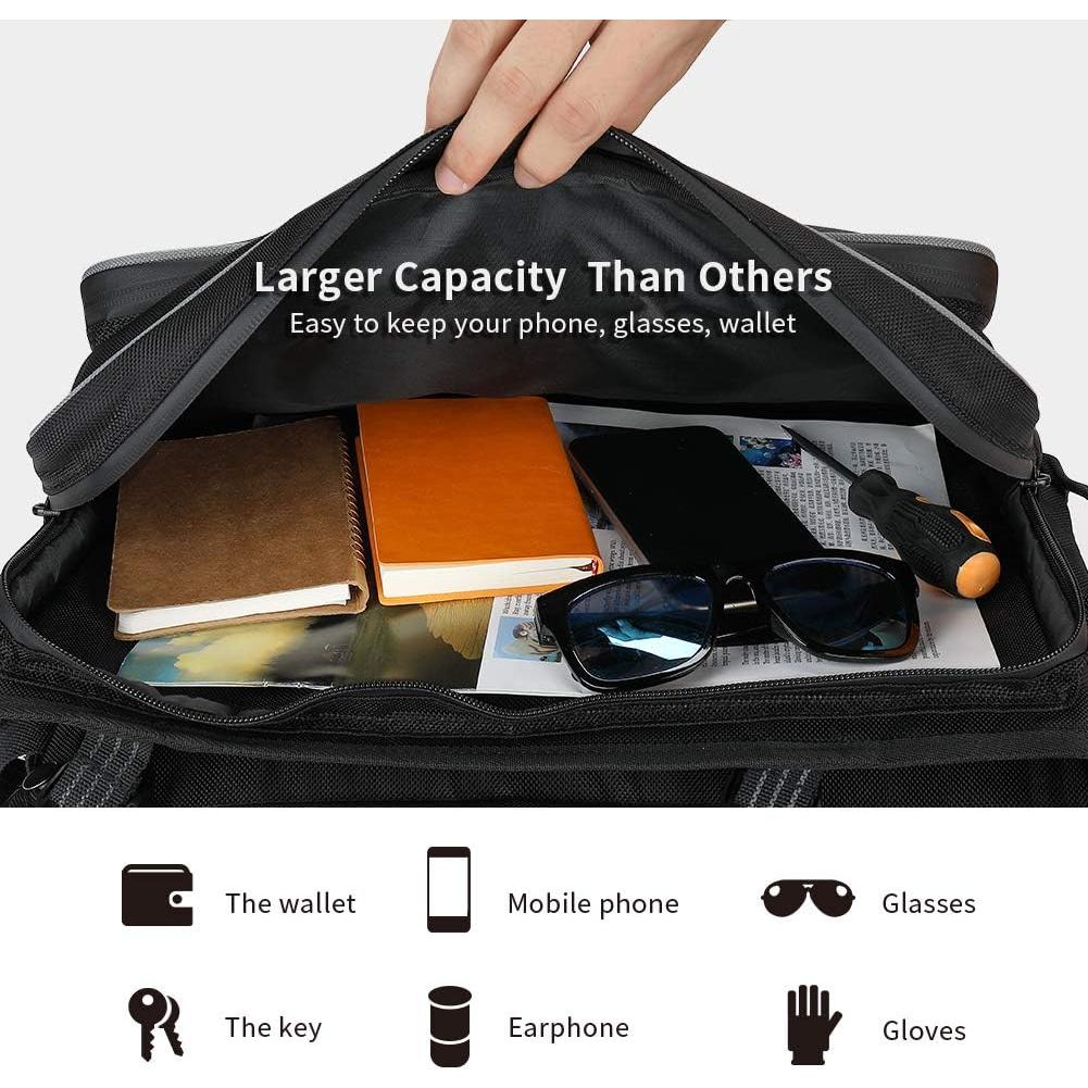 Bolsa de Techo KEMIMOTO 1680D Resistente al Agua 15L