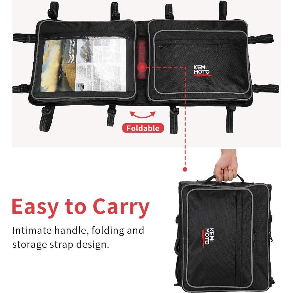 Bolsa de Techo KEMIMOTO 1680D Resistente al Agua 15L