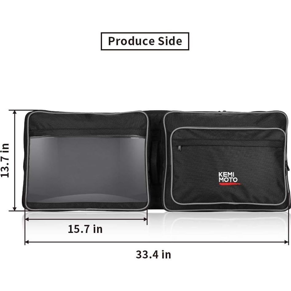 Bolsa de Techo KEMIMOTO 1680D Resistente al Agua 15L