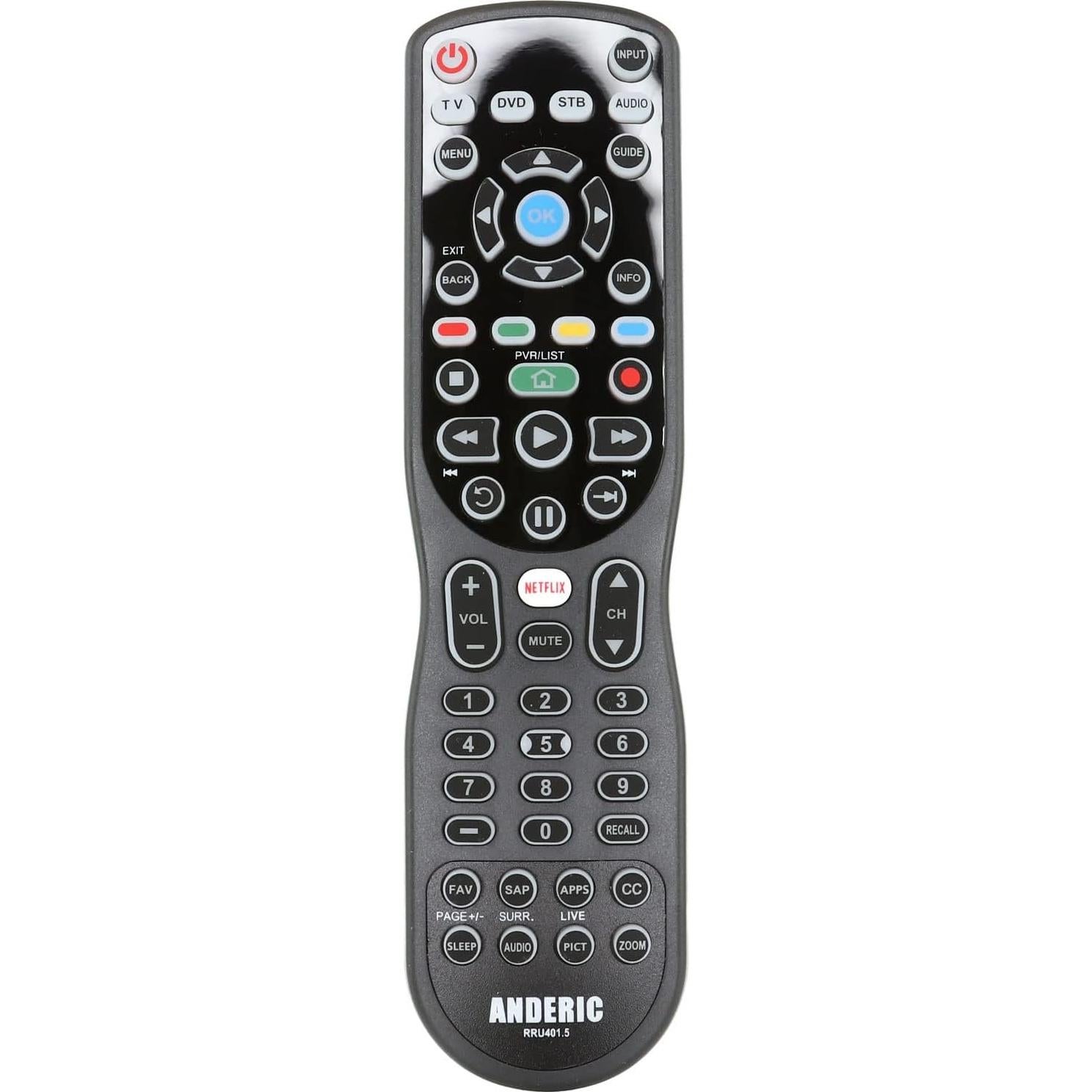 Control Remoto Universal Anderic RRU401.5 para Channel Master