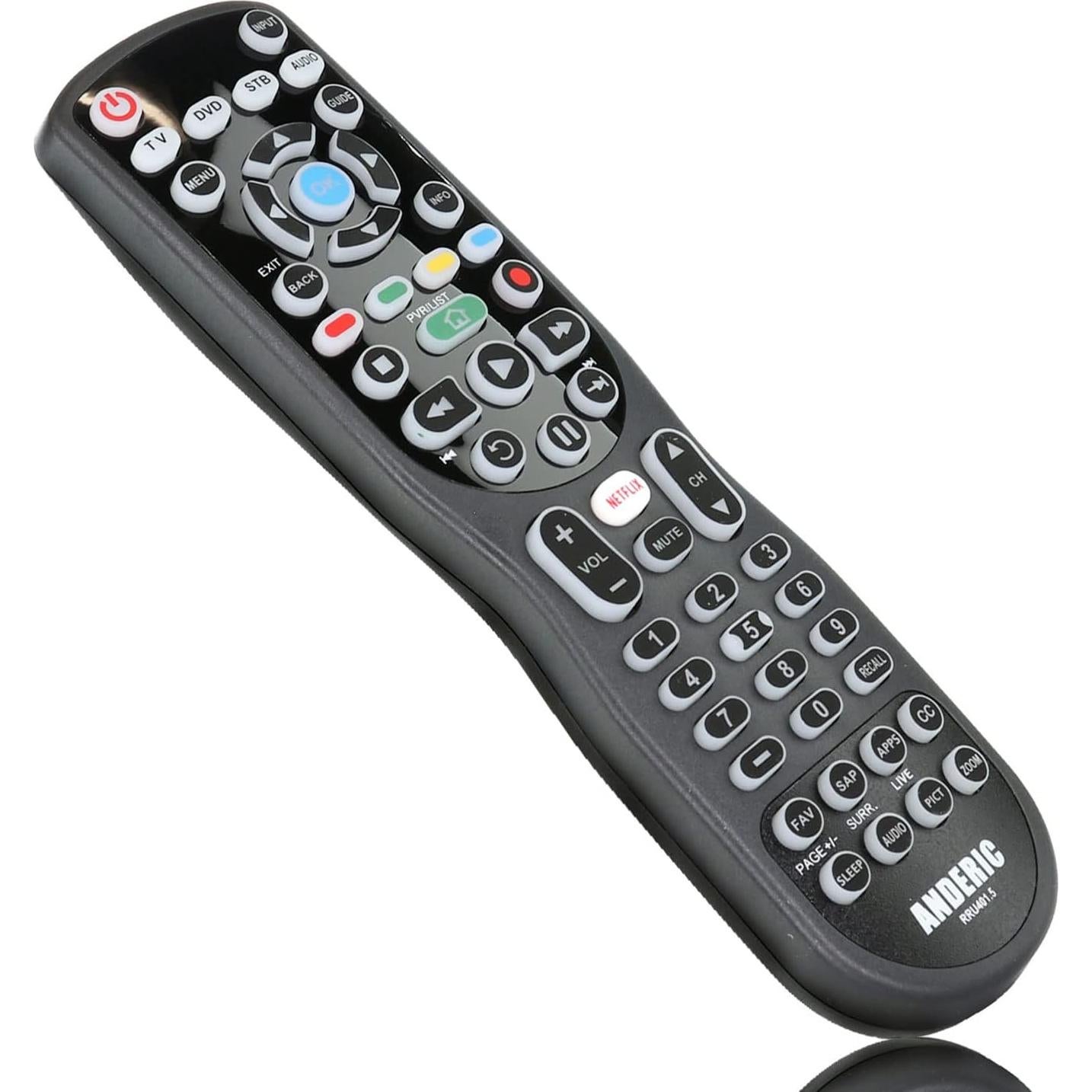 Control Remoto Universal Anderic RRU401.5 para Channel Master