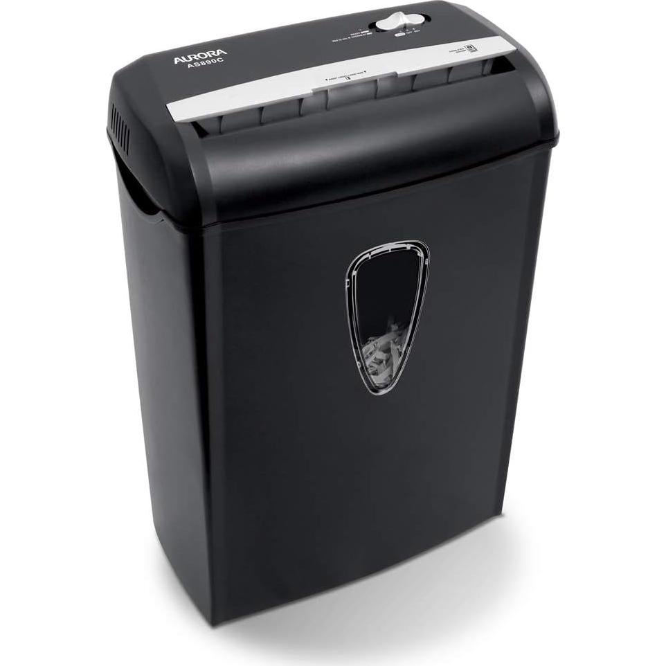 Aurora AS890C Trituradora de Papel Corte Cruzado 8 Hojas