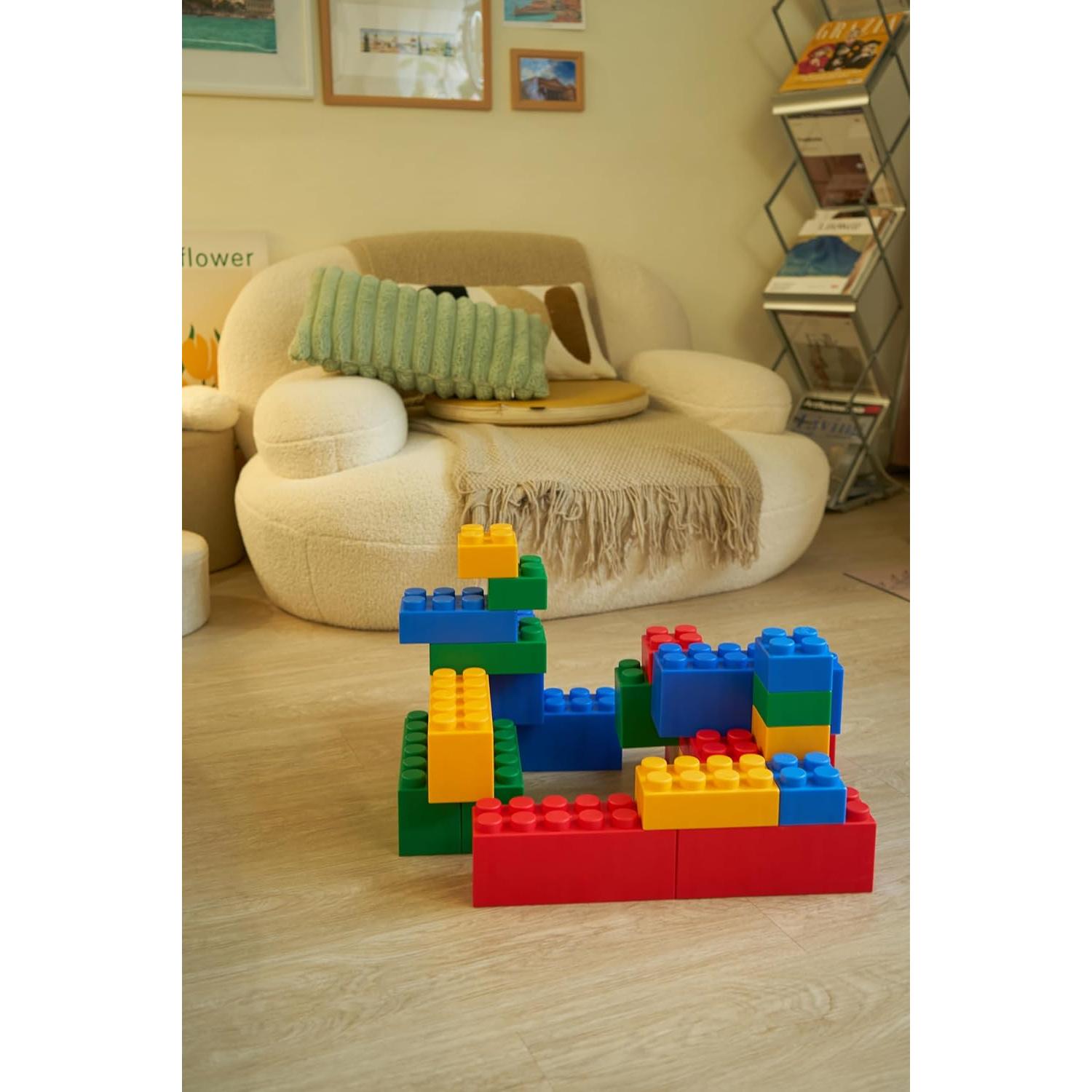 Set de Bloques de Construcción Suaves UNiPLAY 24 Piezas 3 Meses+