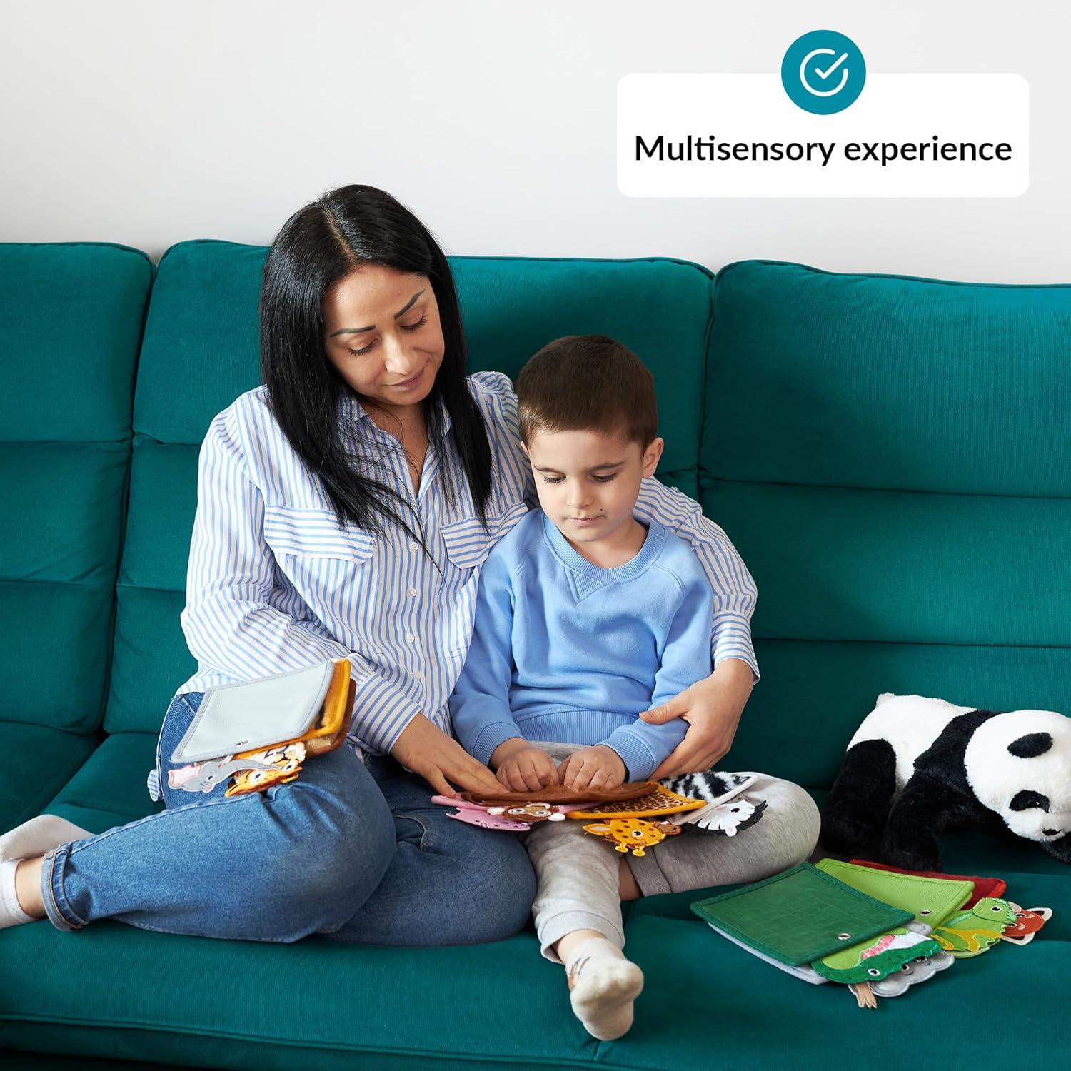 Mats Sensoriales Odoxia para Niños - Paquete de 12 Texturas