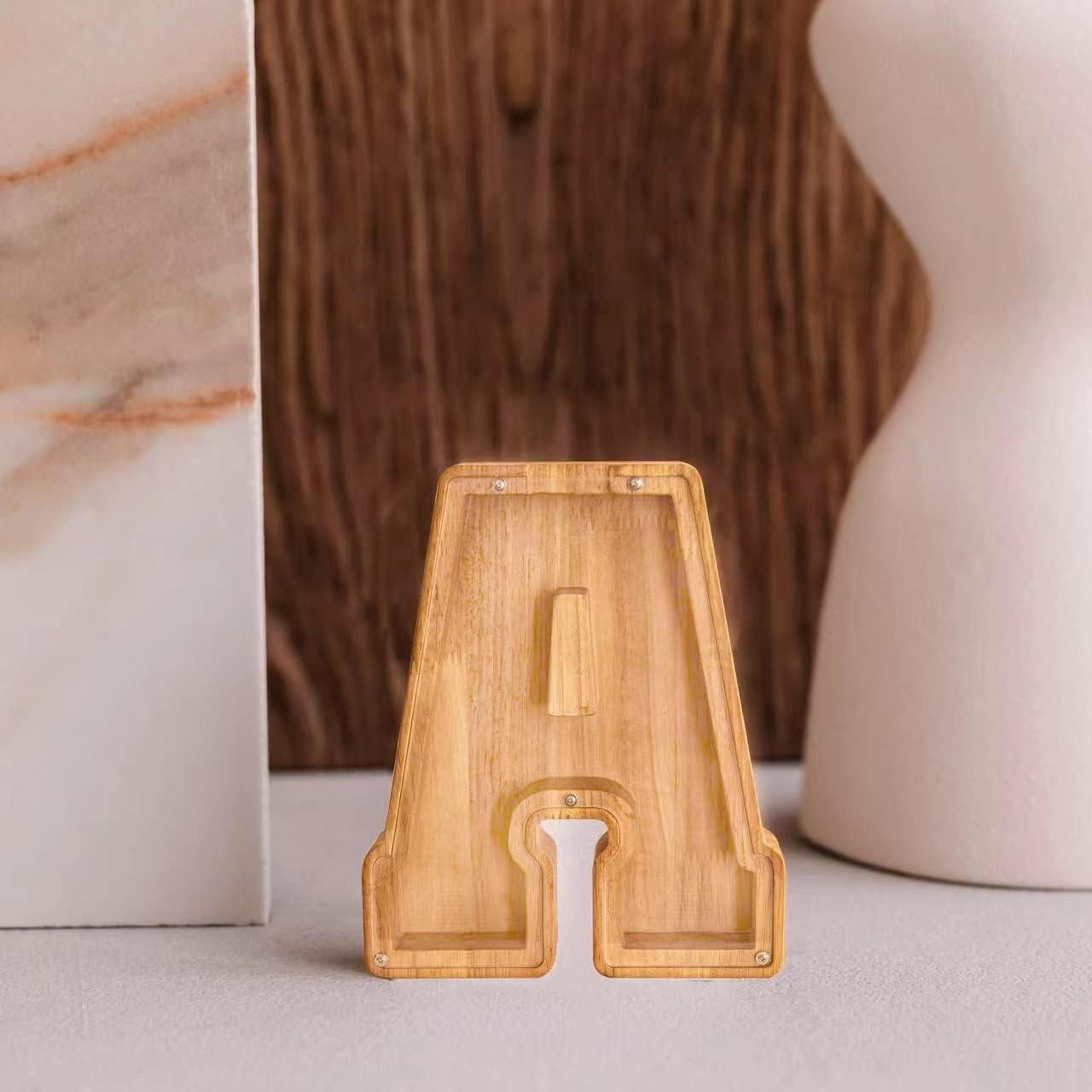Banco de Ahorros de Madera Personalizado YILE JIAFU A-Z