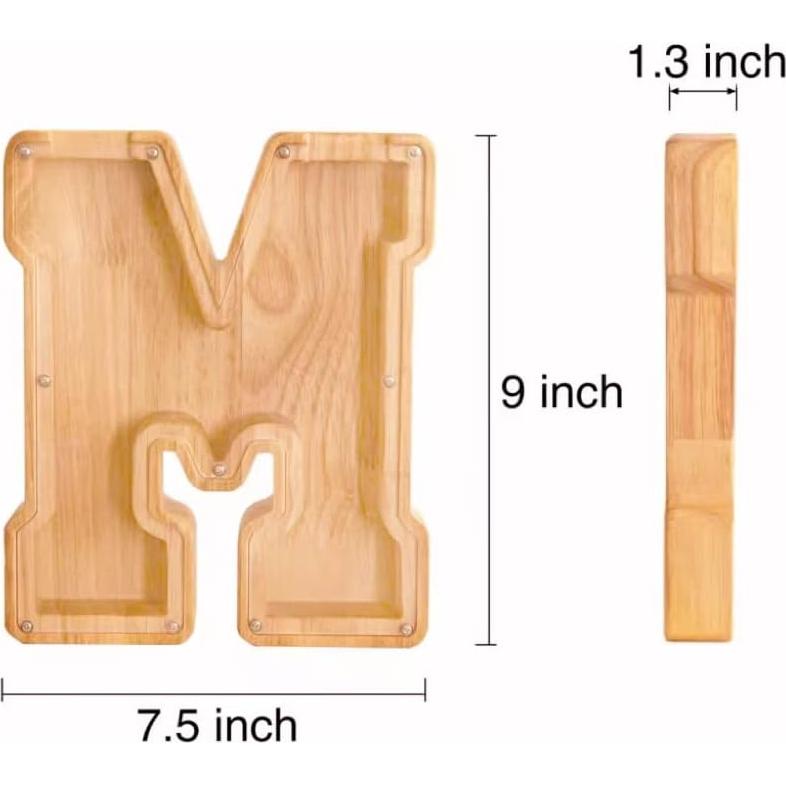 Banco de Ahorros de Madera Personalizado YILE JIAFU A-Z