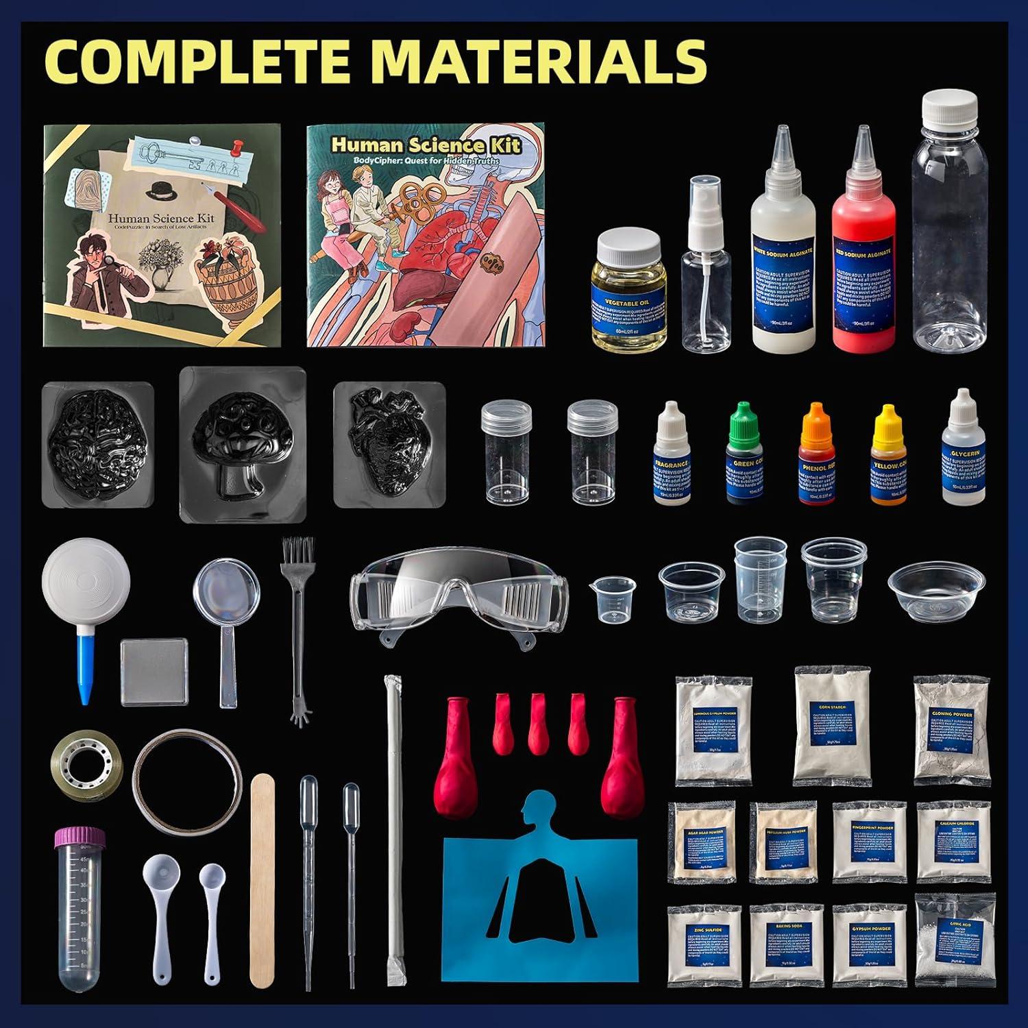 Kit de Experimentos Científicos GobiDex para Niños 8-12 Años