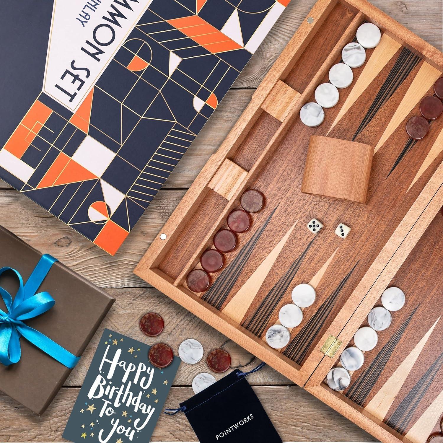 Juego de Damas Chinas de Madera Incrustada 43.9x50.8cm