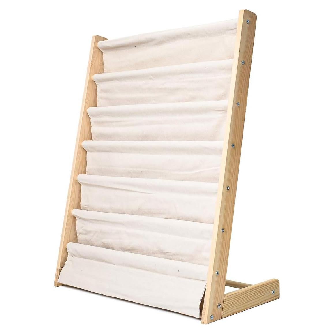 Estante de Libros Sling Morimoe 6 Niveles Beige 60x30x80cm