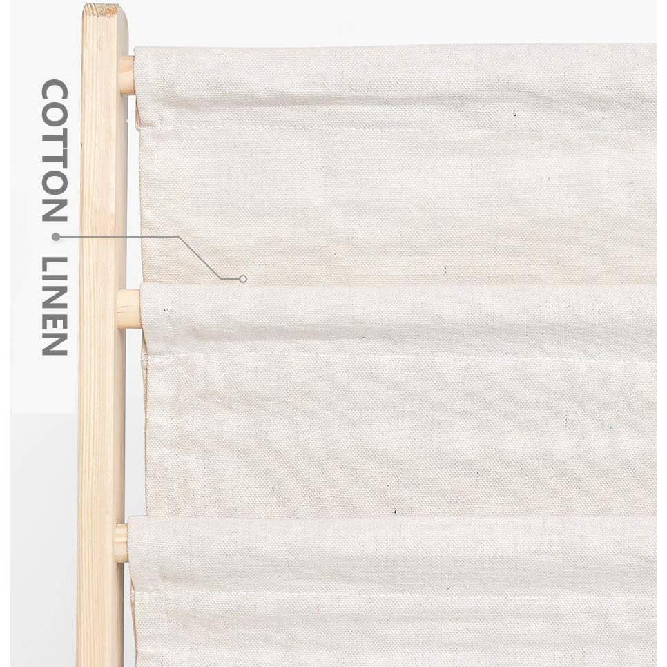 Estante de Libros Sling Morimoe 6 Niveles Beige 60x30x80cm