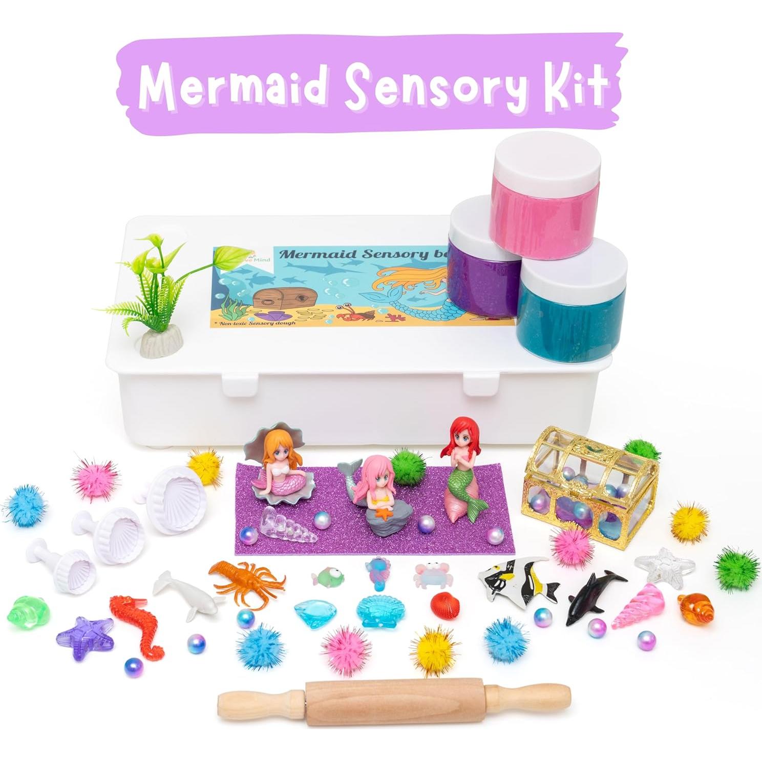 Kit Sensorial de Plastilina Sirena Creative Mind 1.5 kg