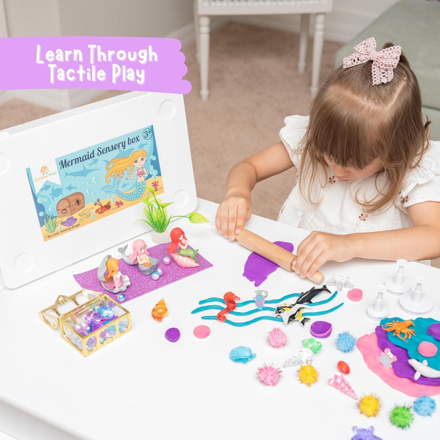 Kit Sensorial de Plastilina Sirena Creative Mind 1.5 kg