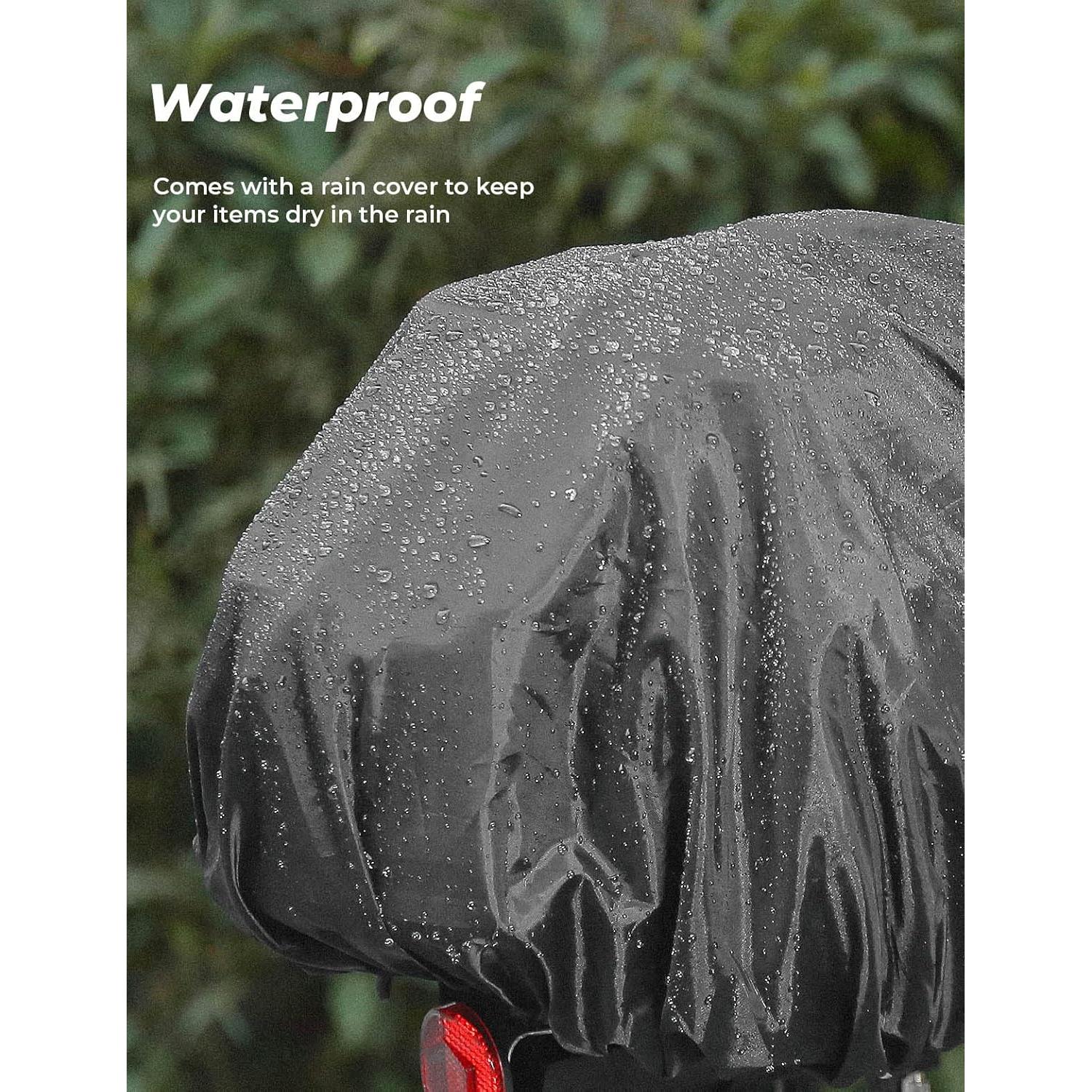 Bolsa de Bicicleta KEMIMOTO 20L Resistente al Agua Negra