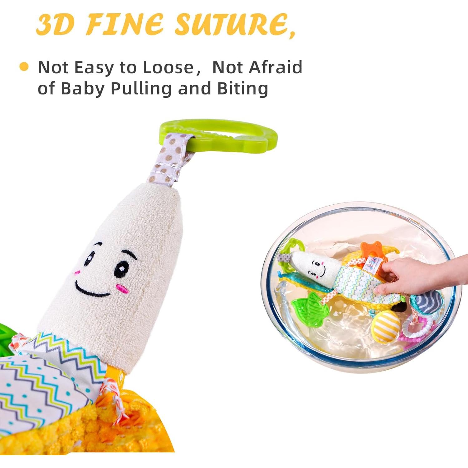 Sonajero Musical Jollybaby Plátano para Silla de Auto Bebé