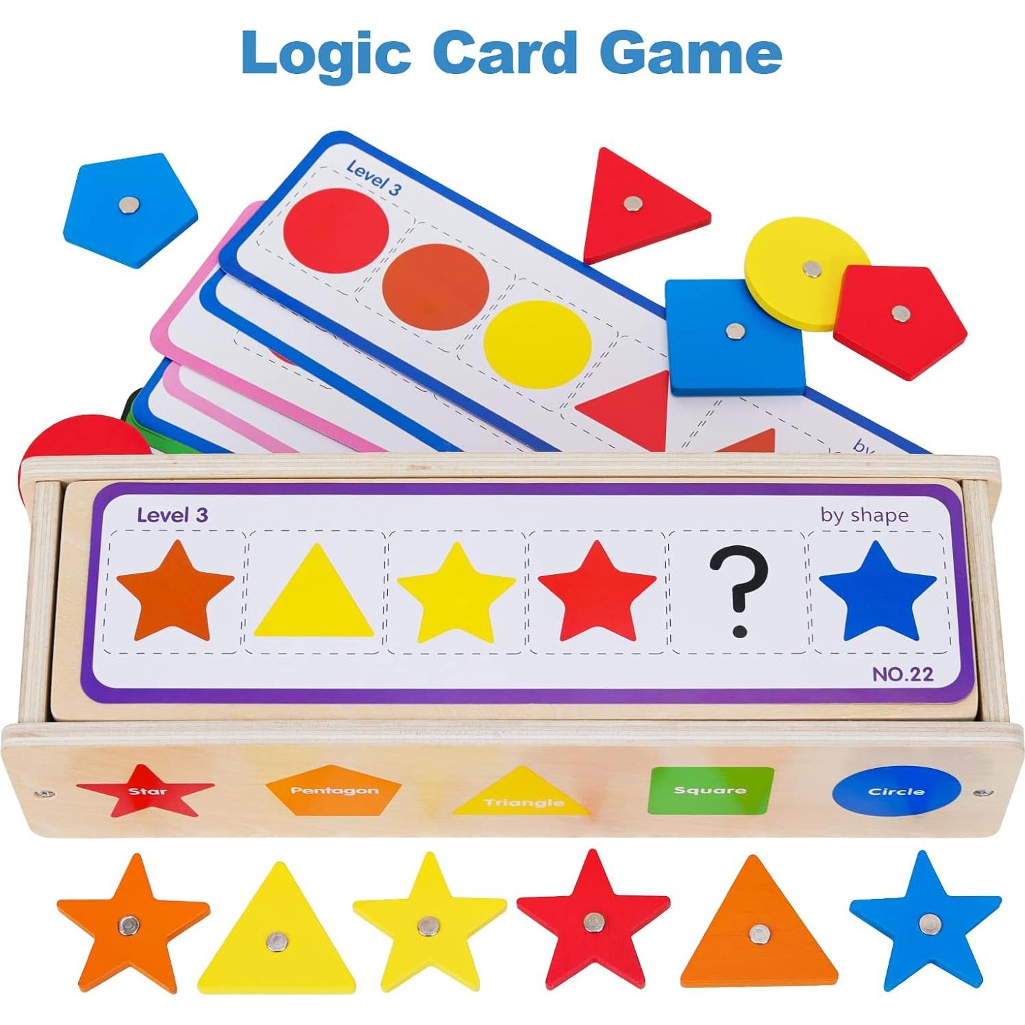 Juguete Educativo de Clasificación de Formas y Colores AISHUN Azul