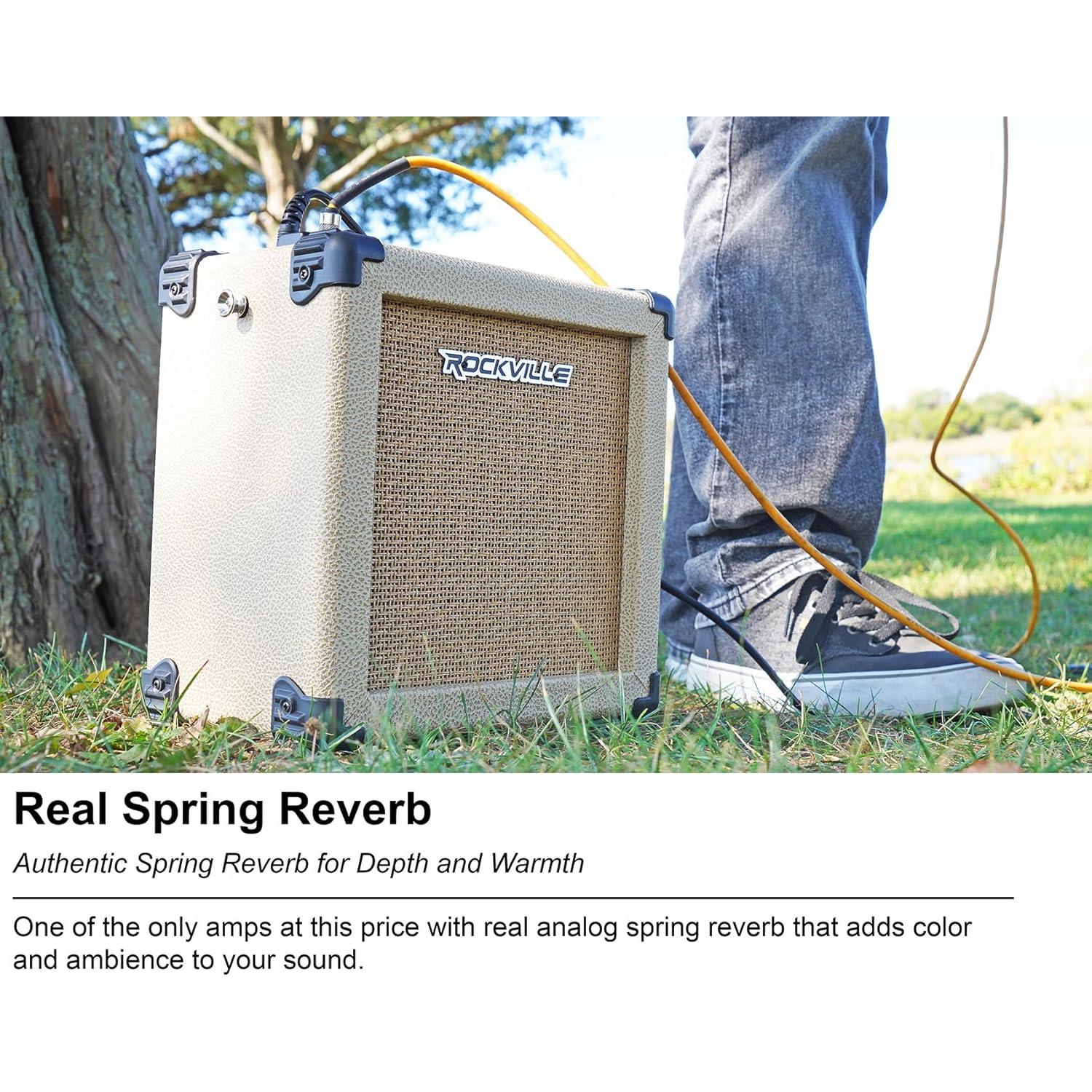 Amplificador Portátil Rockville G-CHARGE 20 Beige 20W Bluetooth