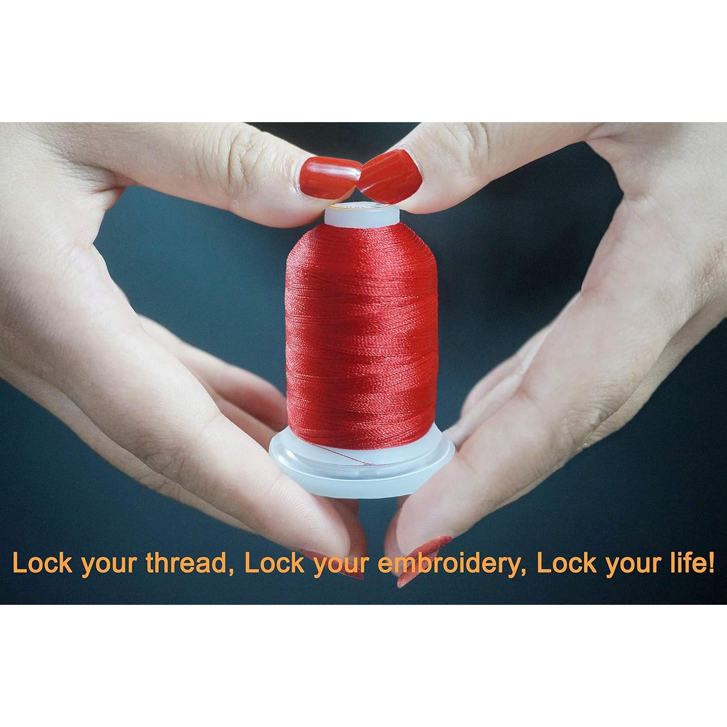 Kit de Hilos de Bordar 1000M 42 Bobinas Poliester Nuevo Brothread