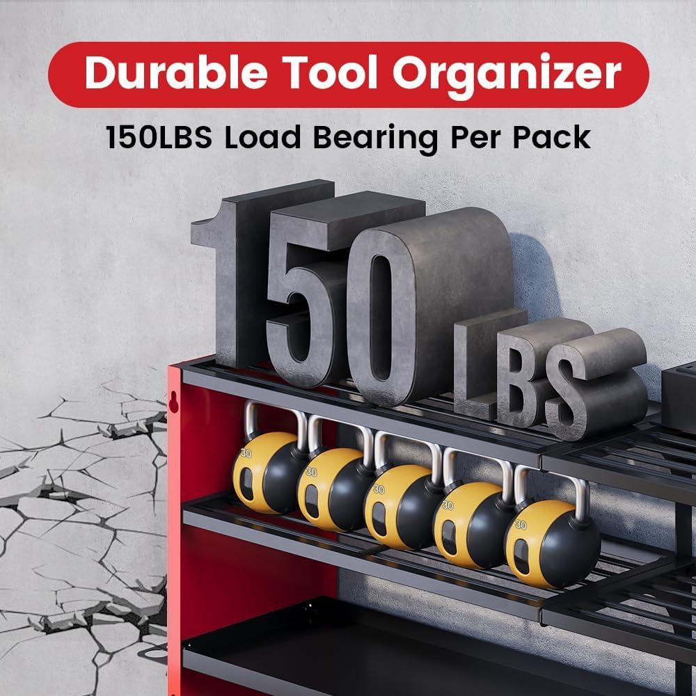 Organizador de Herramientas DIOOSN 4 Capas con Toma de Corriente