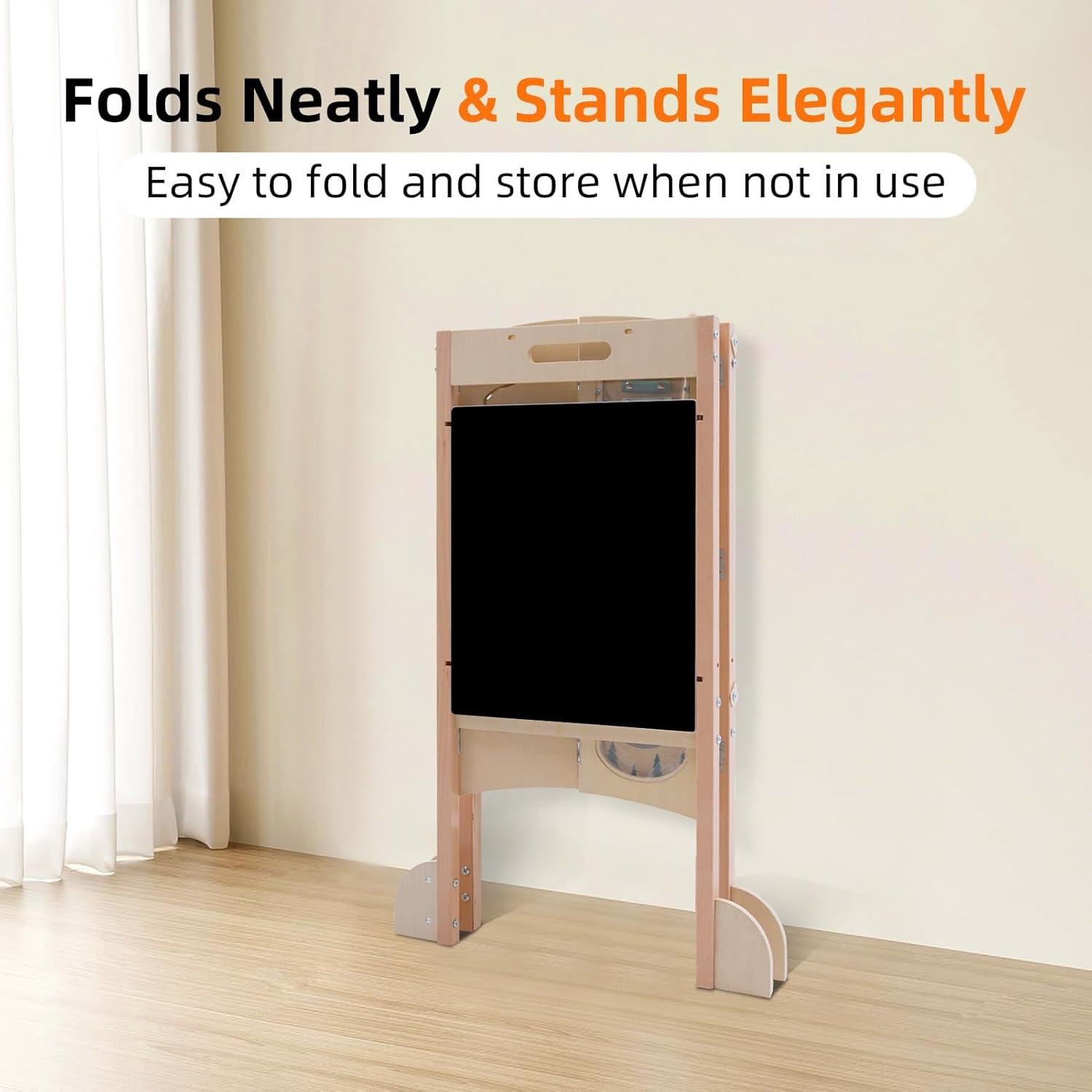 Torre de Aprendizaje Plegable OgiOgi para Niños Beige