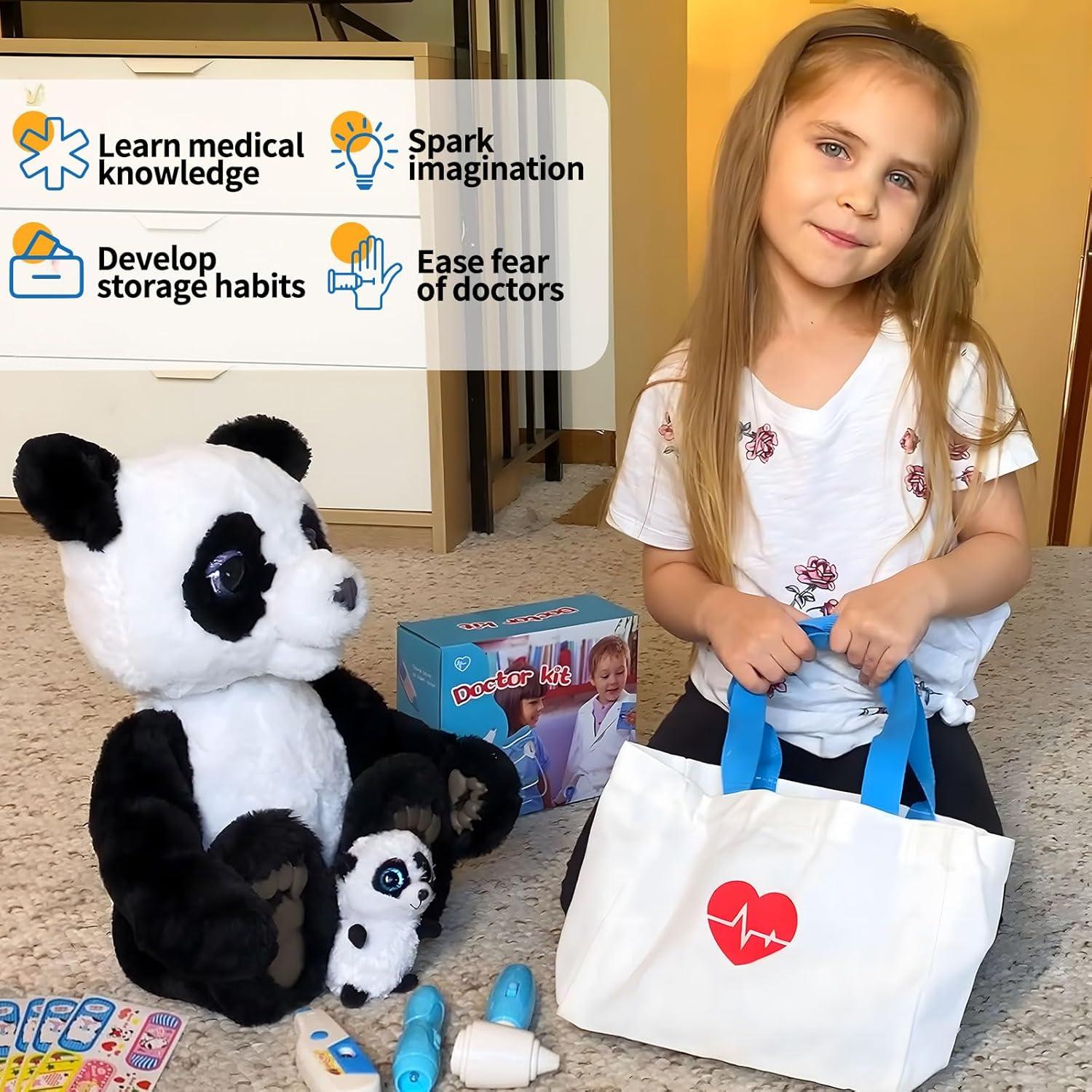 Kit de Doctor Liberry para Niños 18 Piezas con Estetoscopio