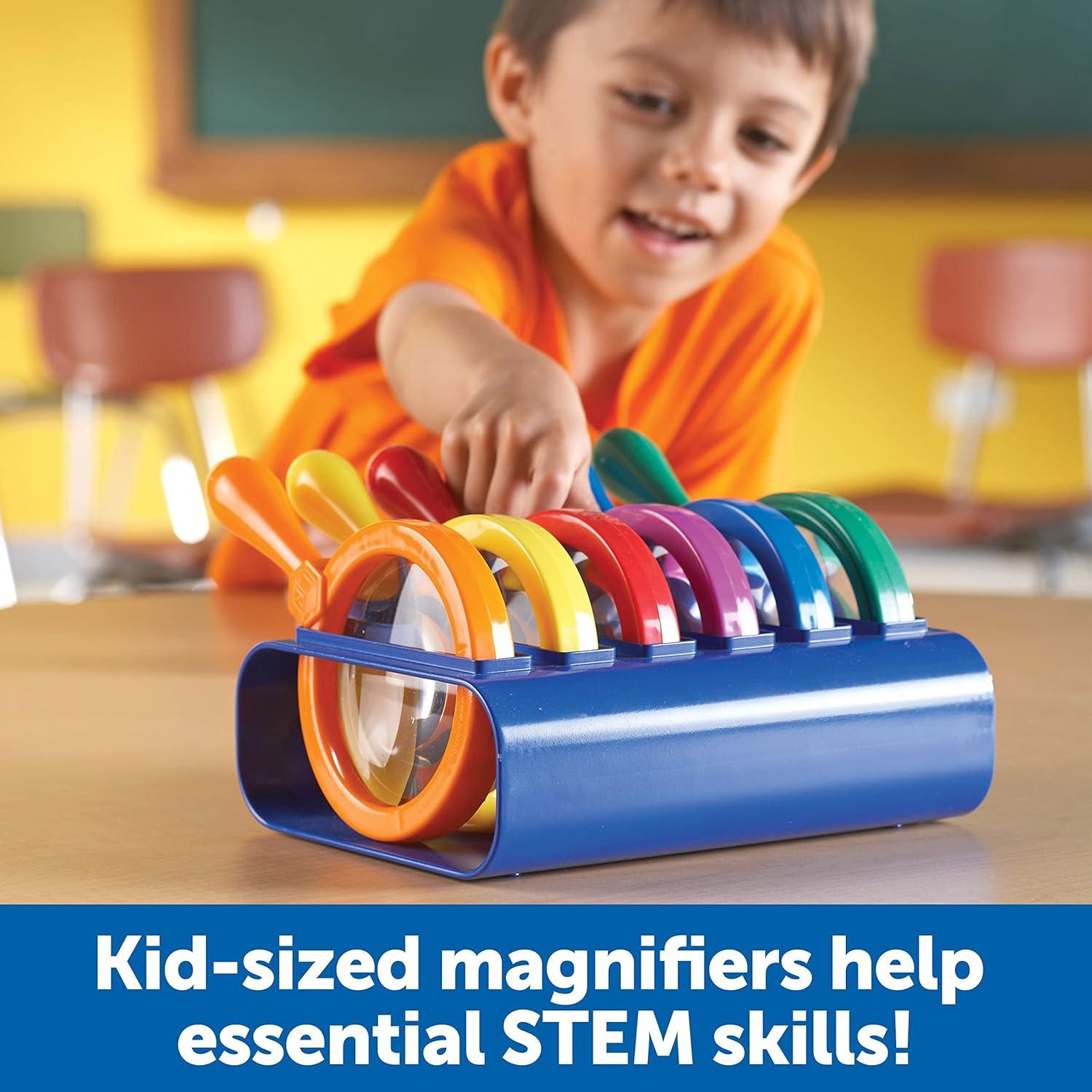 Lupas Jumbo Learning Resources 6 Piezas + Balanza Infantil