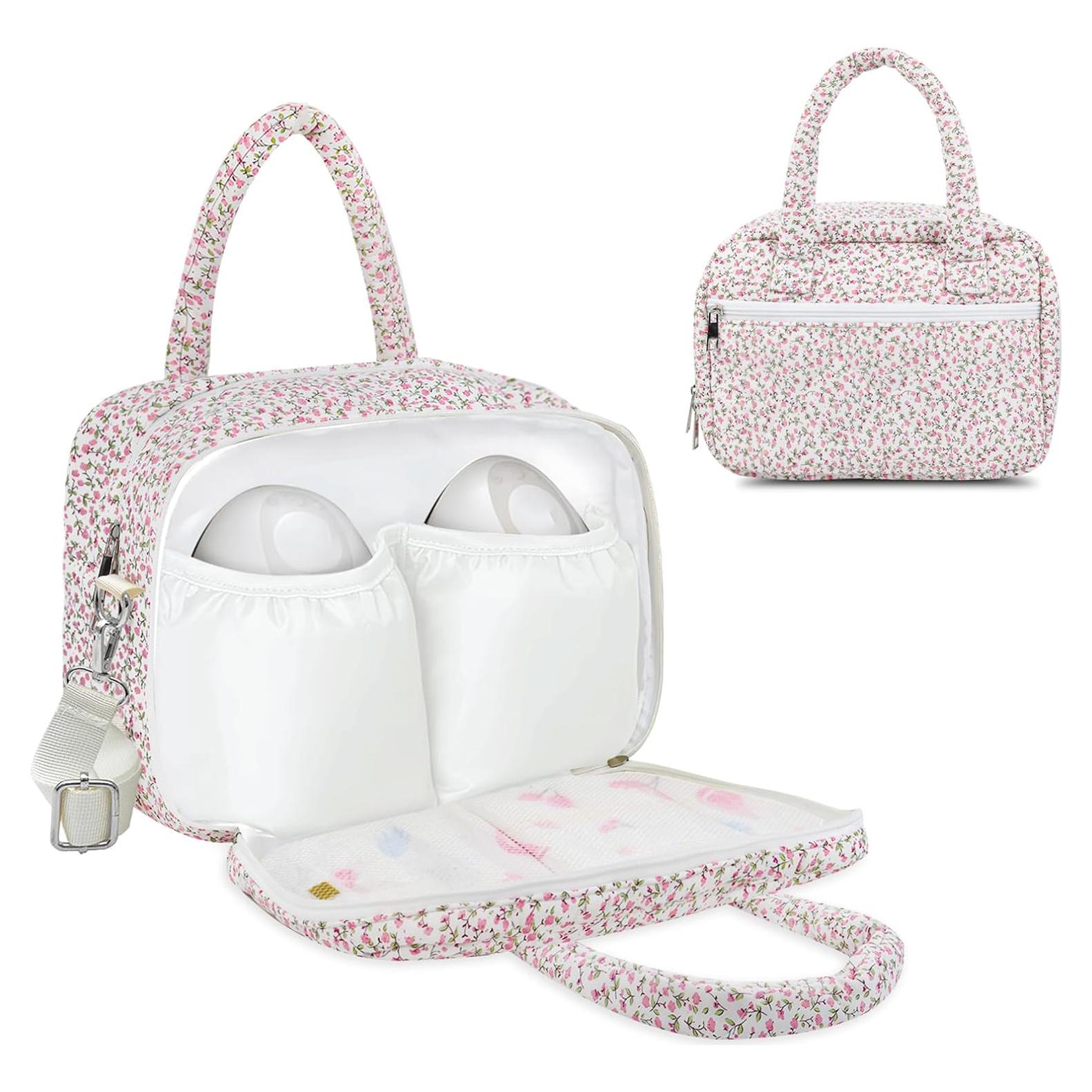 Bolsa para Bomba de Pecho Portátil Momcozy Rosa 28x19.8x17.8 cm
