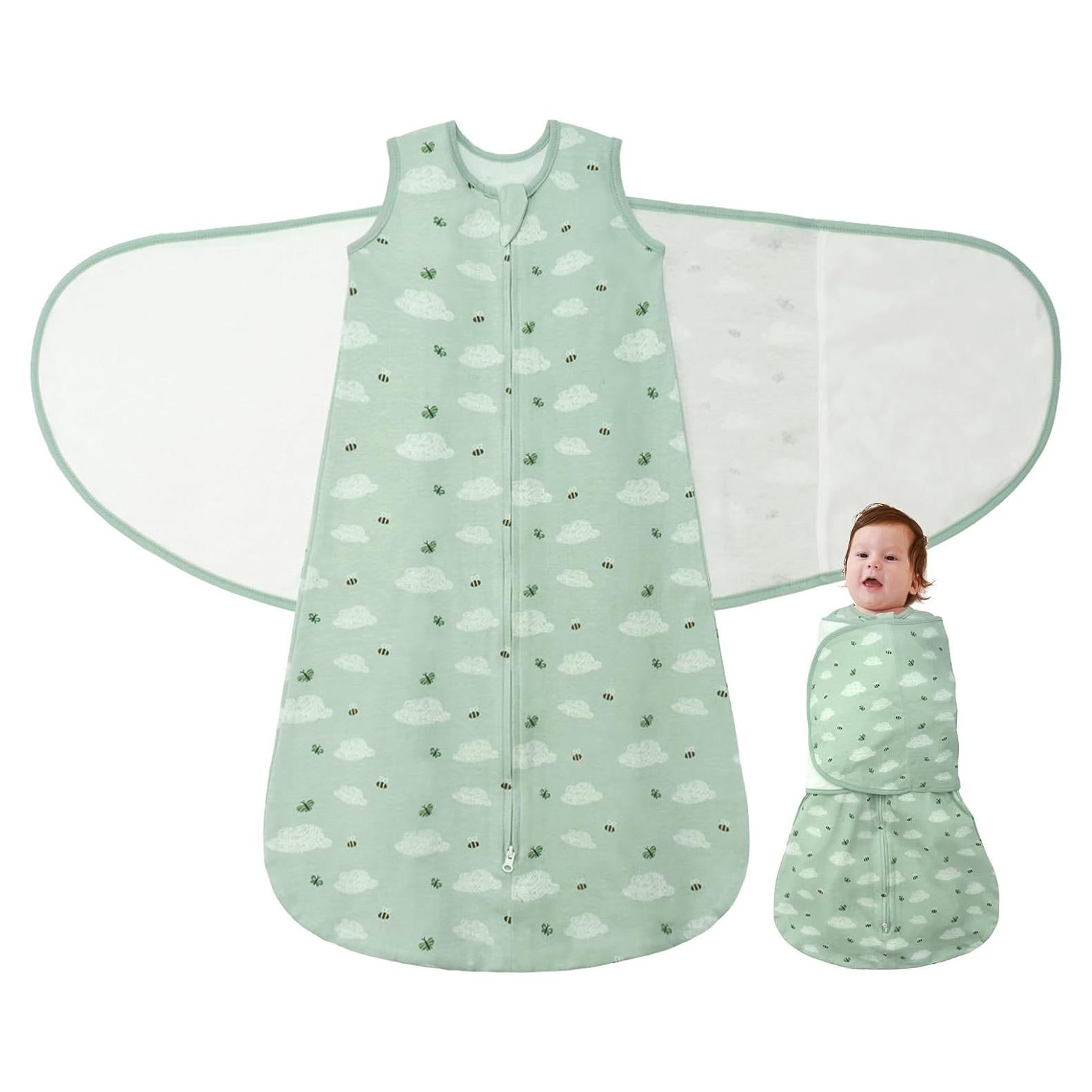 Saco de Sueño Bebé LILBESTIE 0-6 Meses 100% Algodón 1.0 Tog