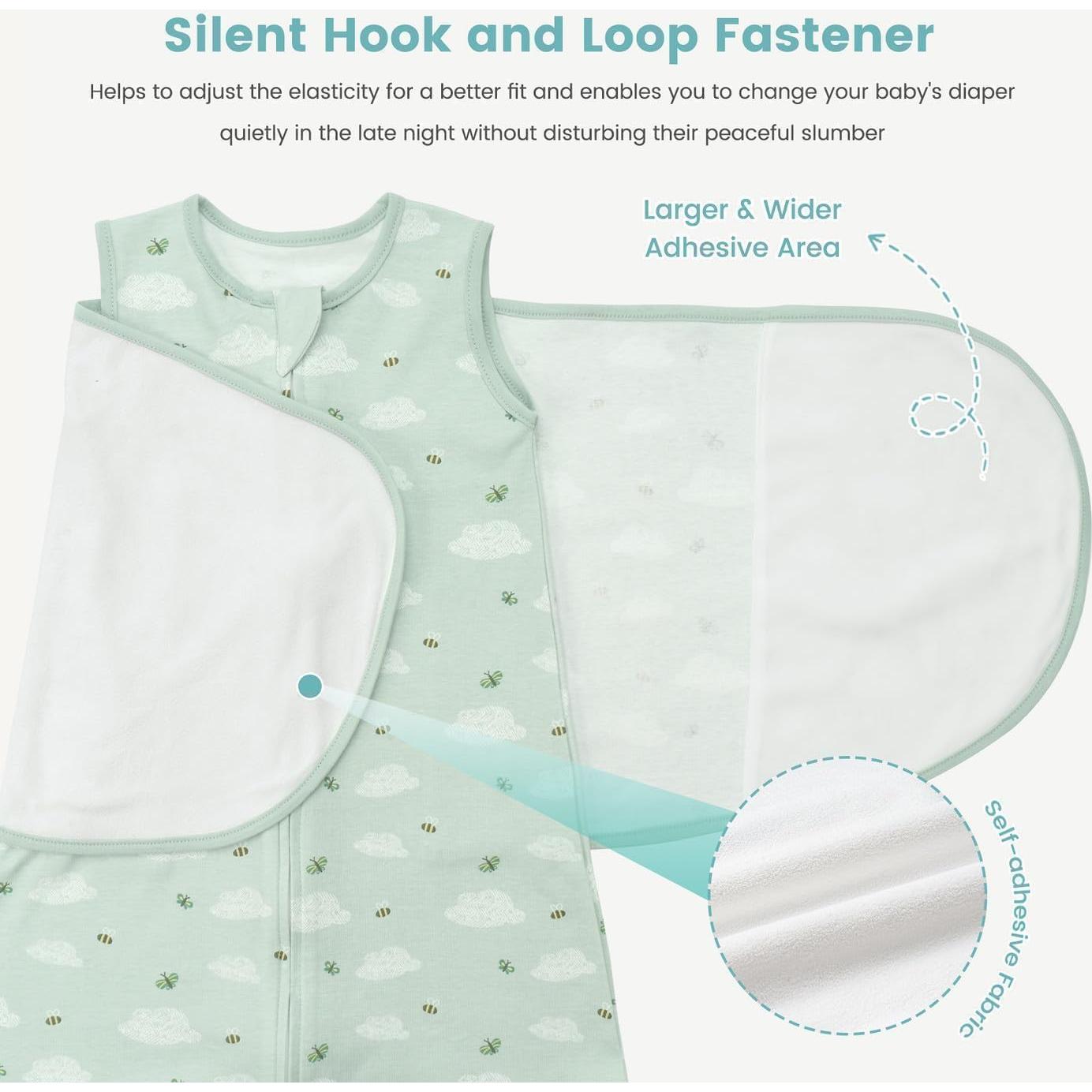 Saco de Sueño Bebé LILBESTIE 0-6 Meses 100% Algodón 1.0 Tog