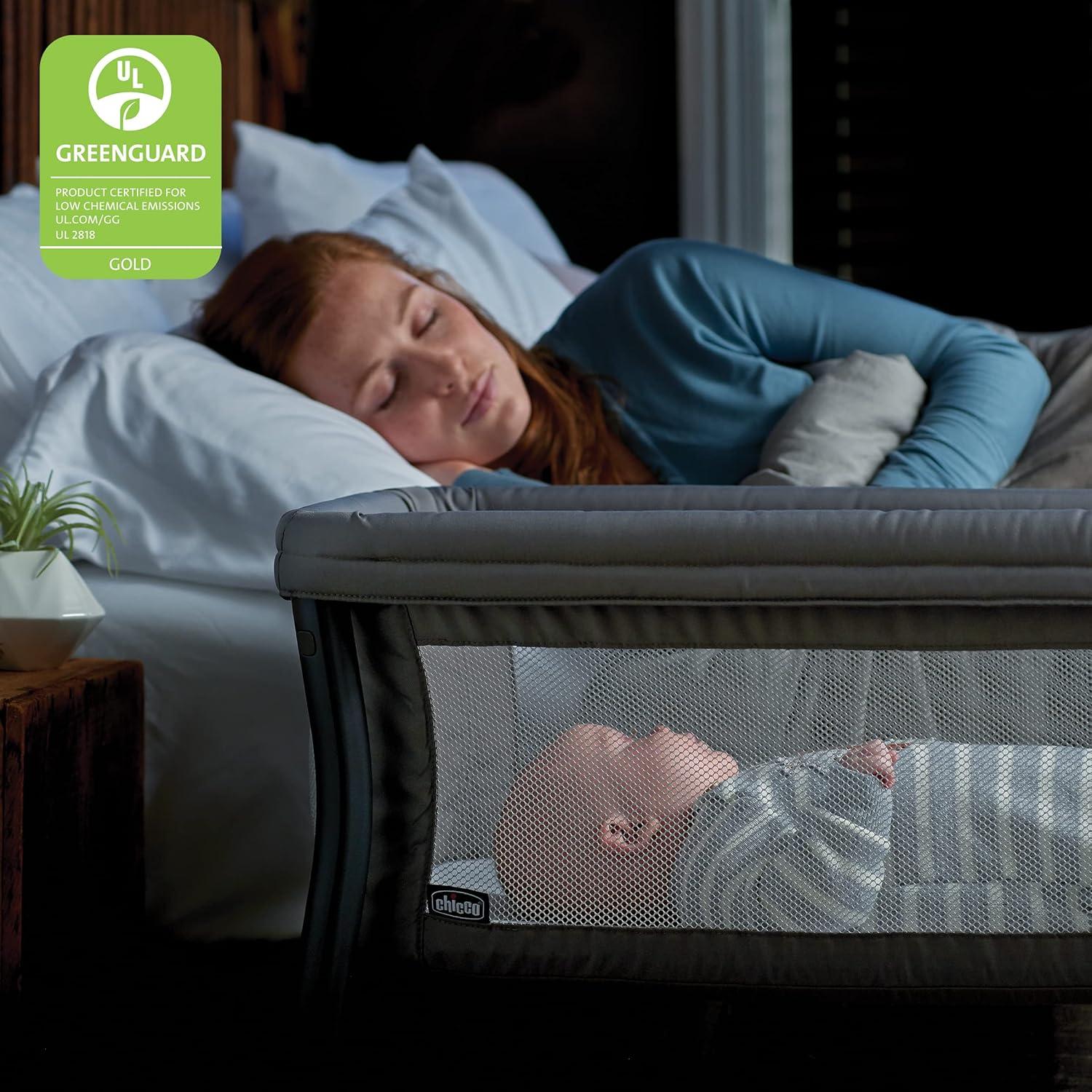 Cuna Portátil Chicco LullaGo Anywhere, Ligera y Compacta