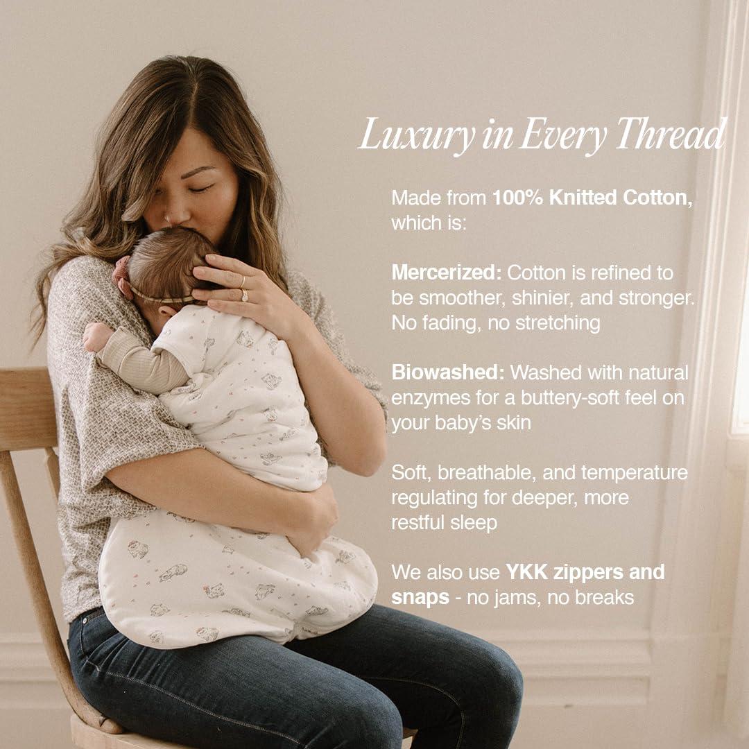 Saco de Sueño Ouch Baby 0.5 TOG Algodón para Bebés 0-6 Meses