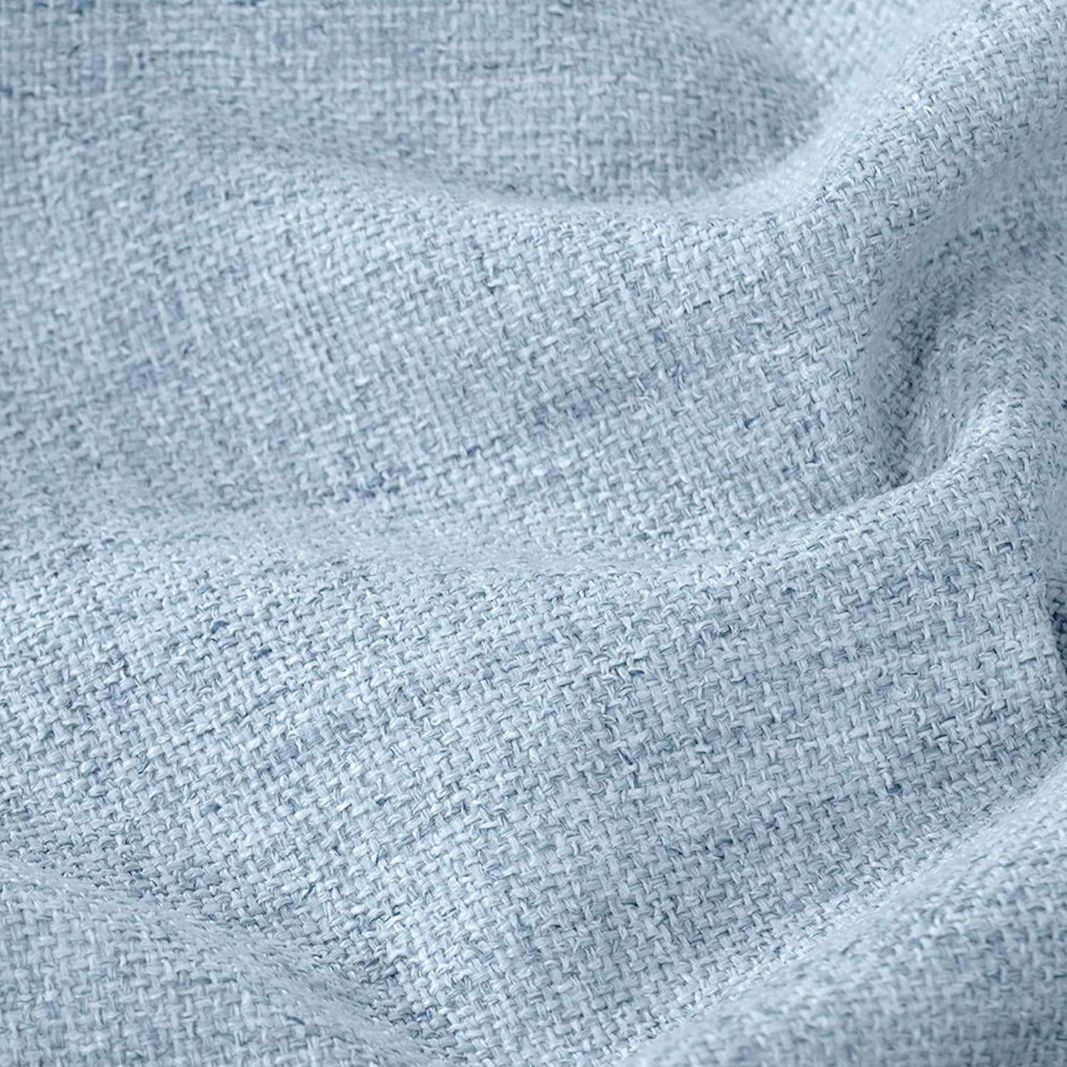 Cortinas Opacas Lajode 96.5x101.6 cm Azul Bebé 2 Paneles